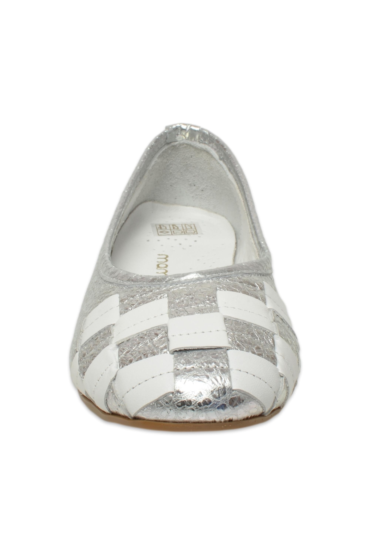 D25Ya-7350Z Günlük Gümüş Kadın Babet - Görsel 4