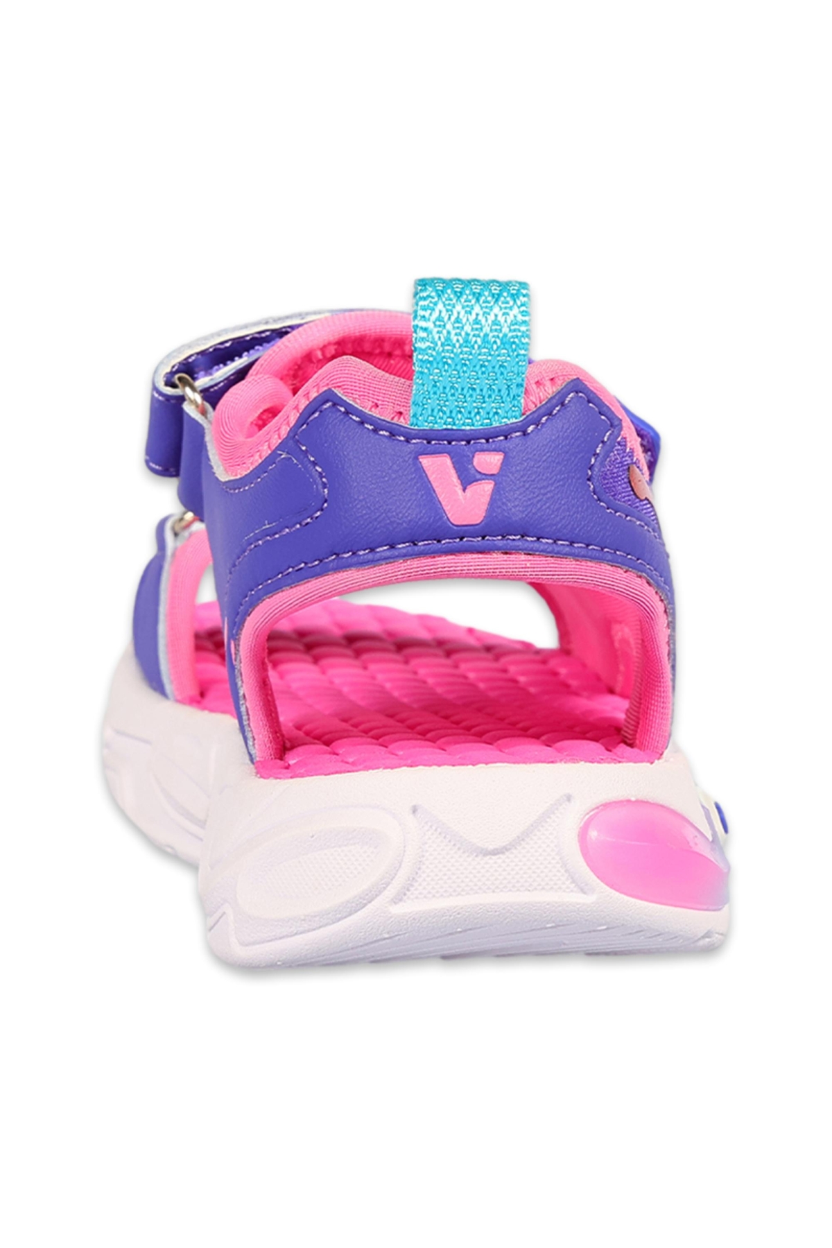 332.P25Y.210 But Patik Işıklı Phylon Mor Çocuk Sandalet - Görsel 5