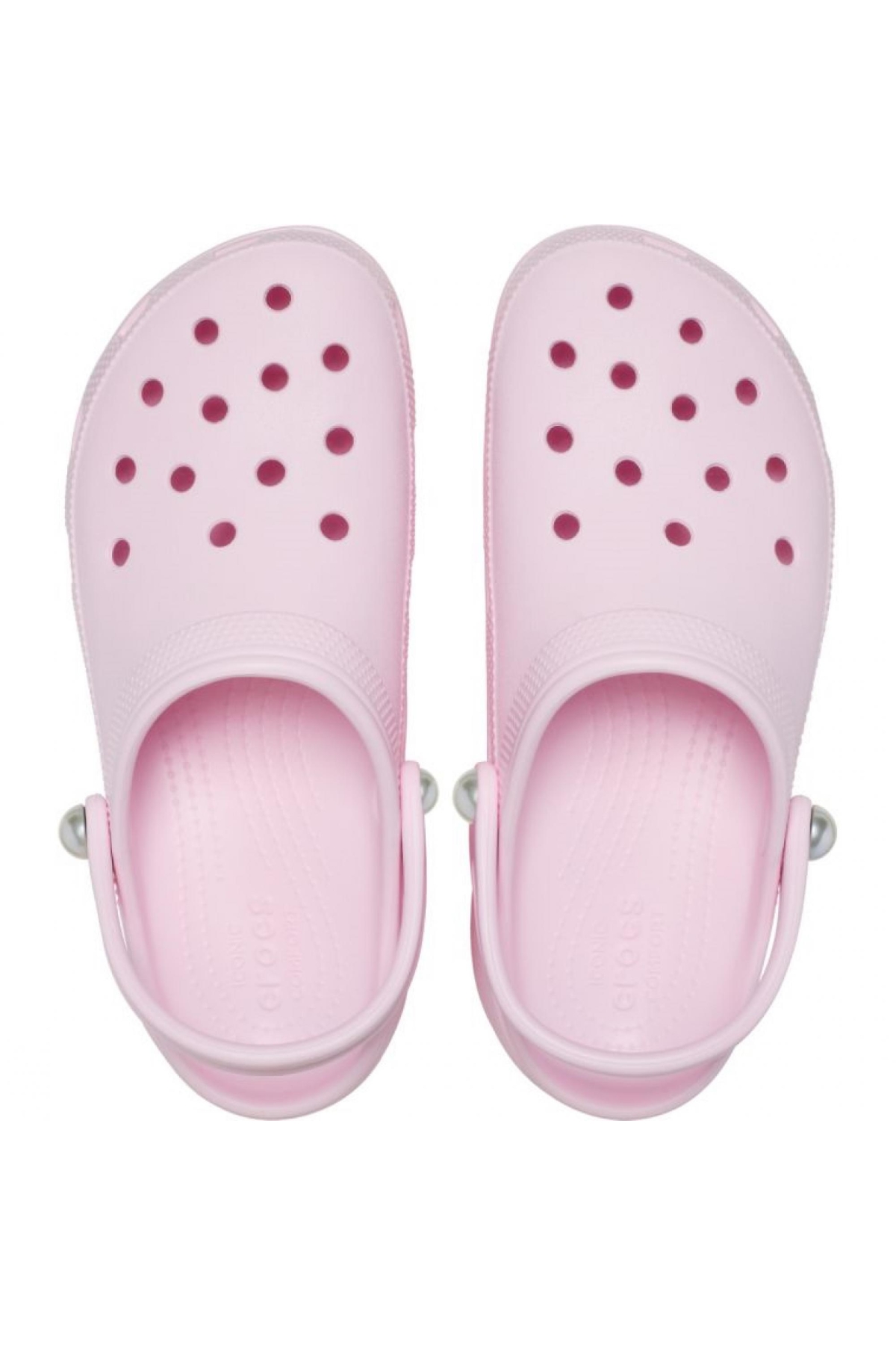 211231 Classic Platform Pearl Clog Pembe Unisex Terlik - Görsel 4