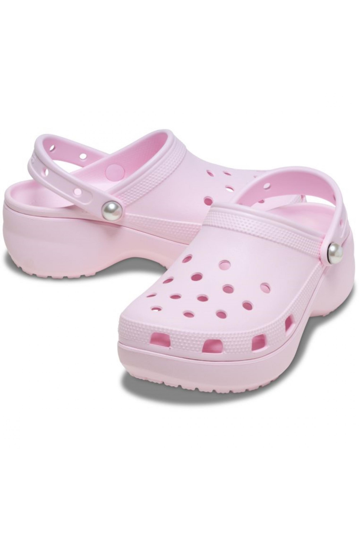 211231 Classic Platform Pearl Clog Pembe Unisex Terlik - Görsel 5