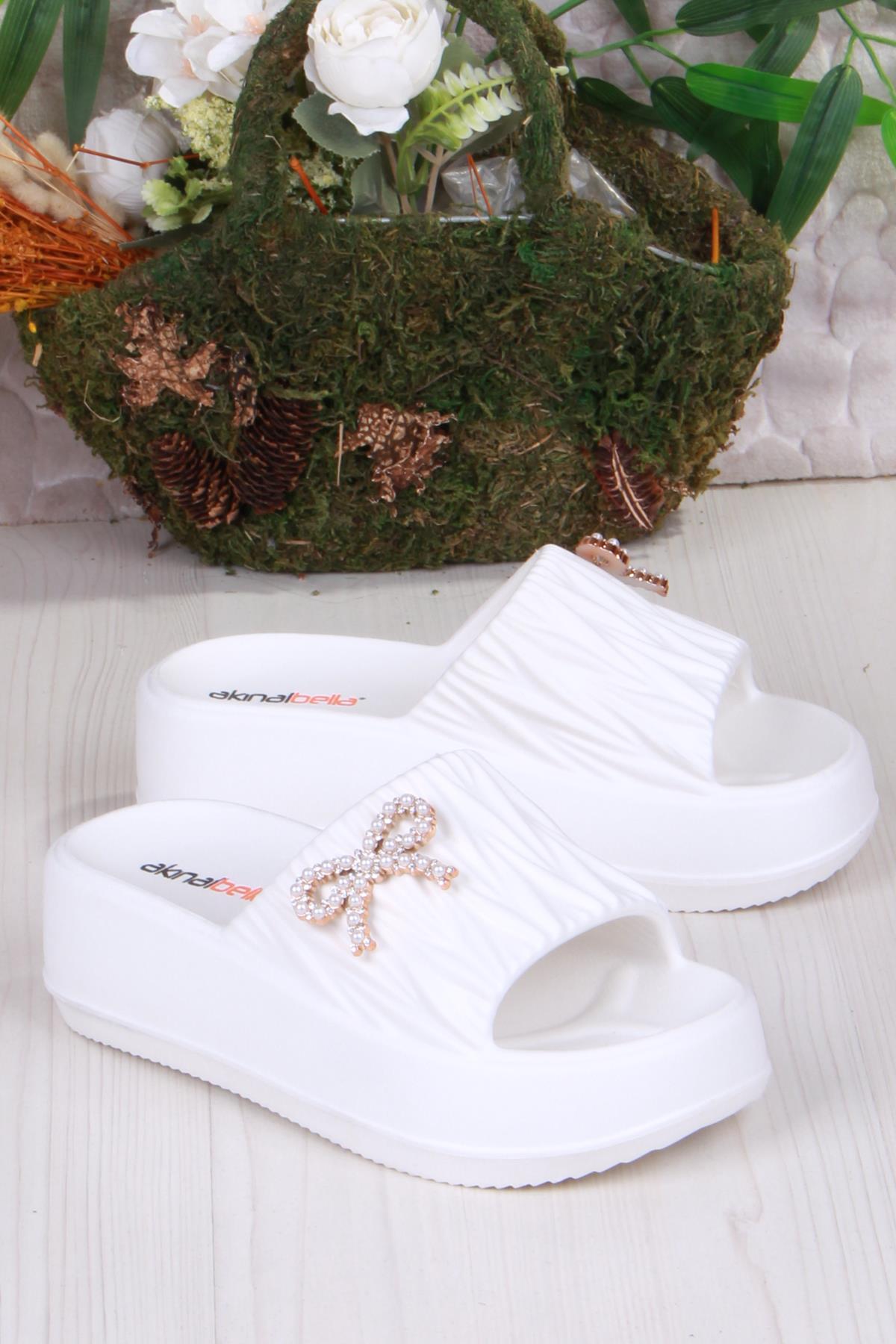 E462 Günlük Plaj Deniz Havuz Terliği Hafif Rahat Esnek Kadın Terlik - Görsel 4