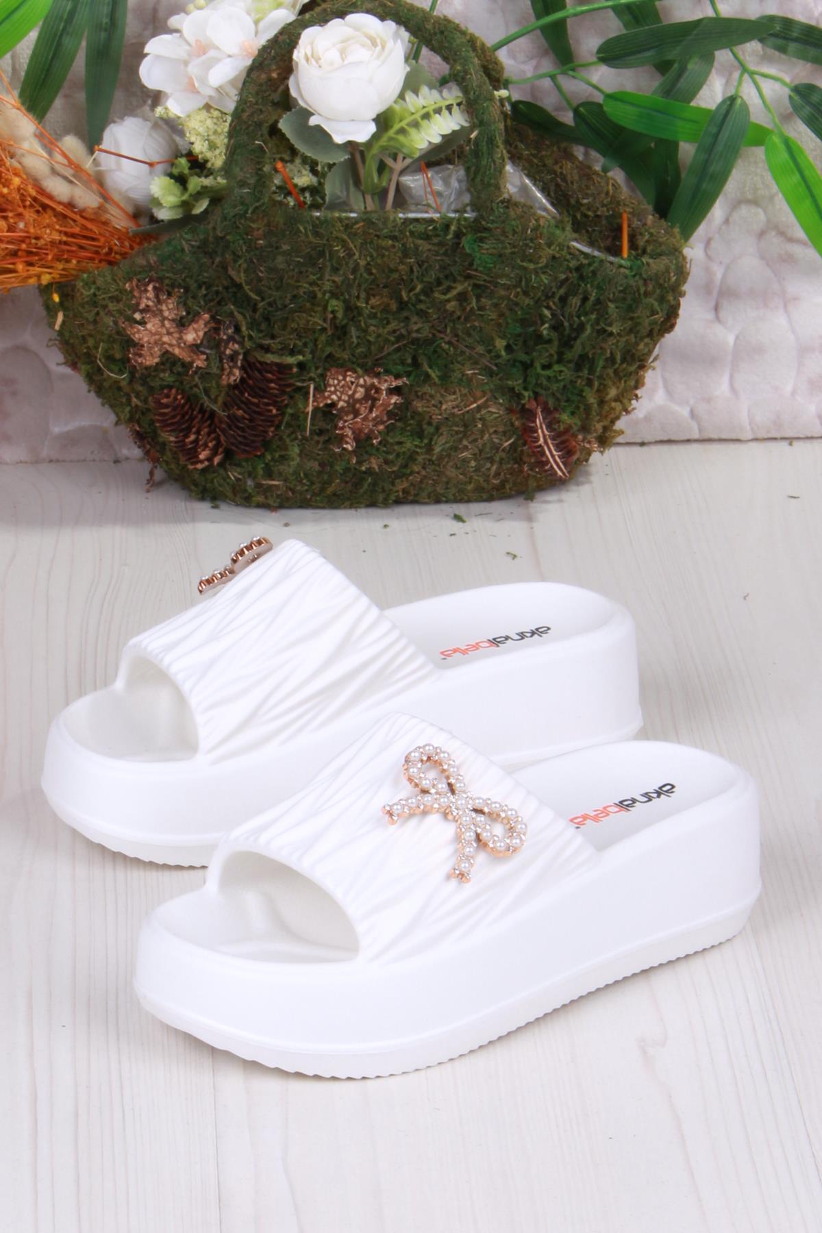 E462 Günlük Plaj Deniz Havuz Terliği Hafif Rahat Esnek Kadın Terlik - Görsel 5