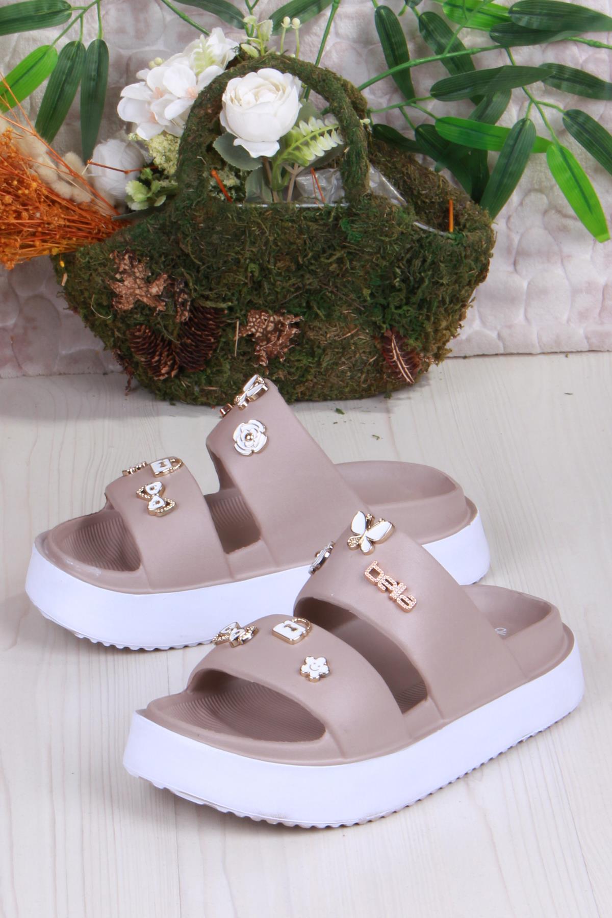 E460 Günlük Plaj Deniz Havuz Terliği Hafif Rahat Esnek Kadın Terlik - Görsel 5