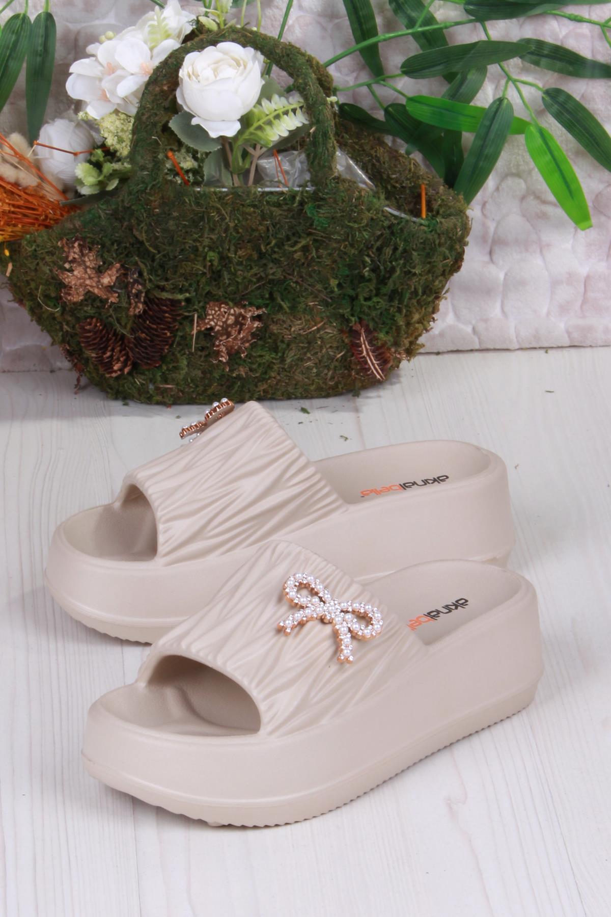 E462 Günlük Plaj Deniz Havuz Terliği Hafif Rahat Esnek Kadın Terlik - Görsel 5