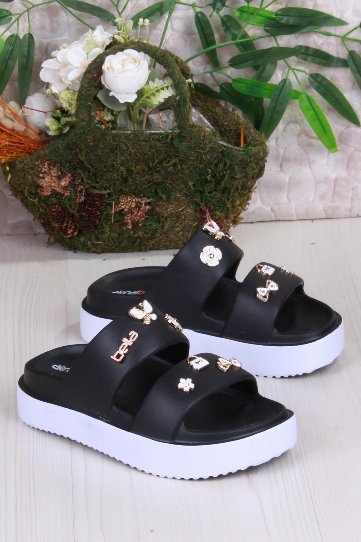 E460 Günlük Plaj Deniz Havuz Terliği Hafif Rahat Esnek Kadın Terlik - Görsel 4