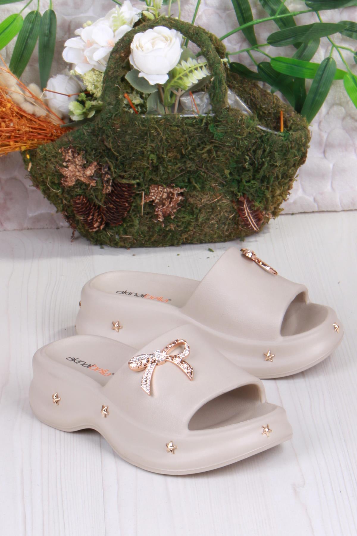 E461 Günlük Plaj Deniz Havuz Terliği Hafif Rahat Esnek Kadın Terlik - Görsel 4