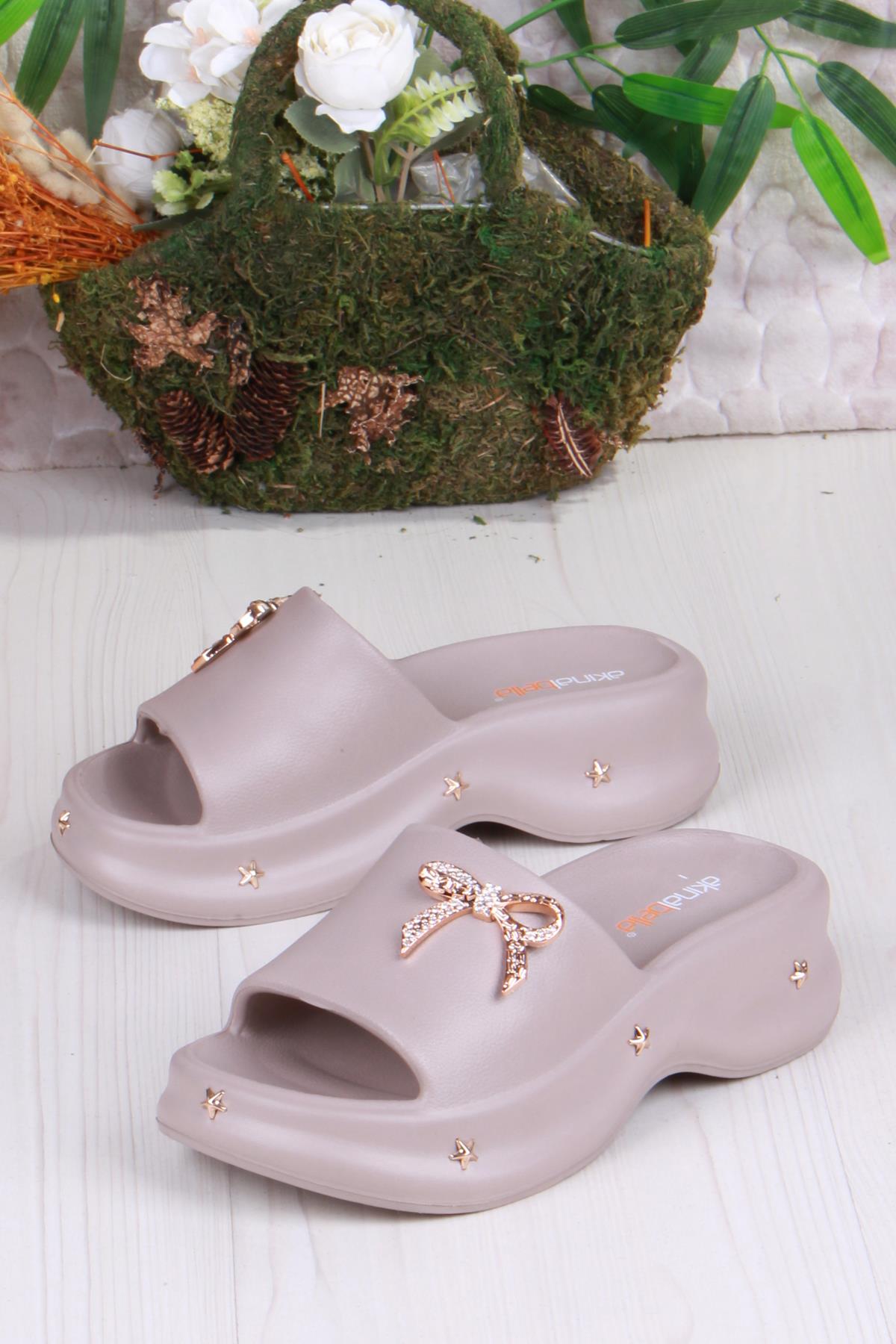 E461 Günlük Plaj Deniz Havuz Terliği Hafif Rahat Esnek Kadın Terlik - Görsel 5