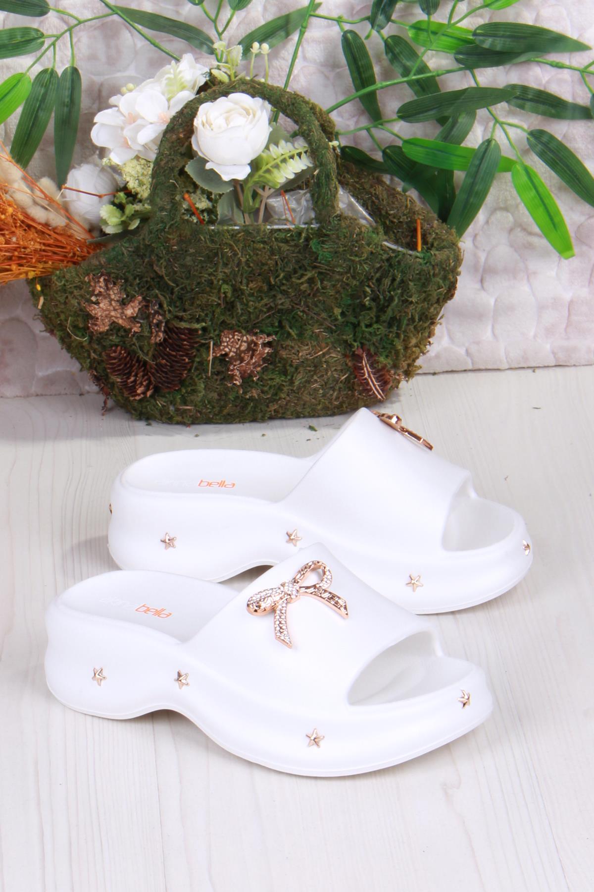 E461 Günlük Plaj Deniz Havuz Terliği Hafif Rahat Esnek Kadın Terlik - Görsel 4