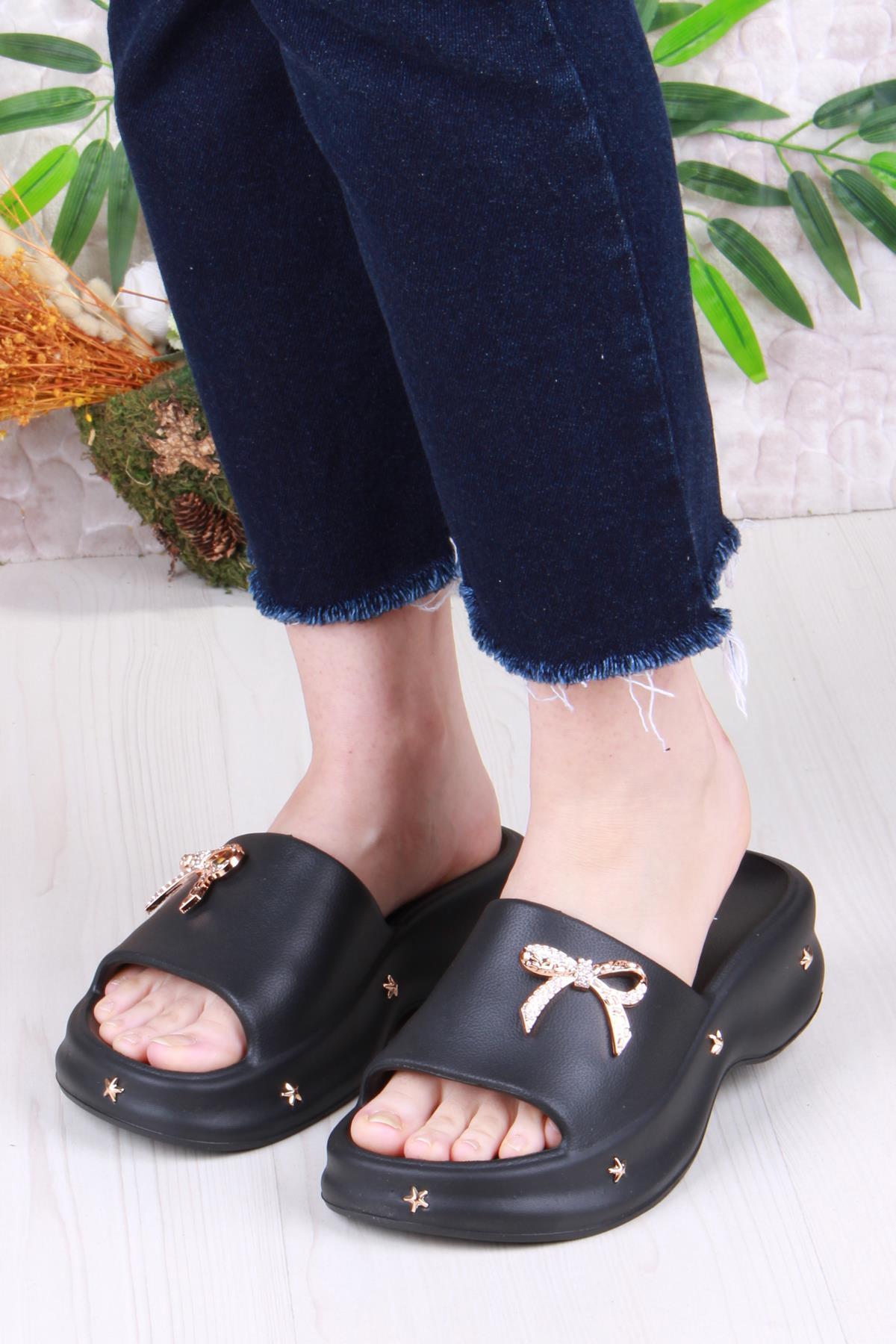 E461 Günlük Plaj Deniz Havuz Terliği Hafif Rahat Esnek Kadın Terlik - Görsel 3