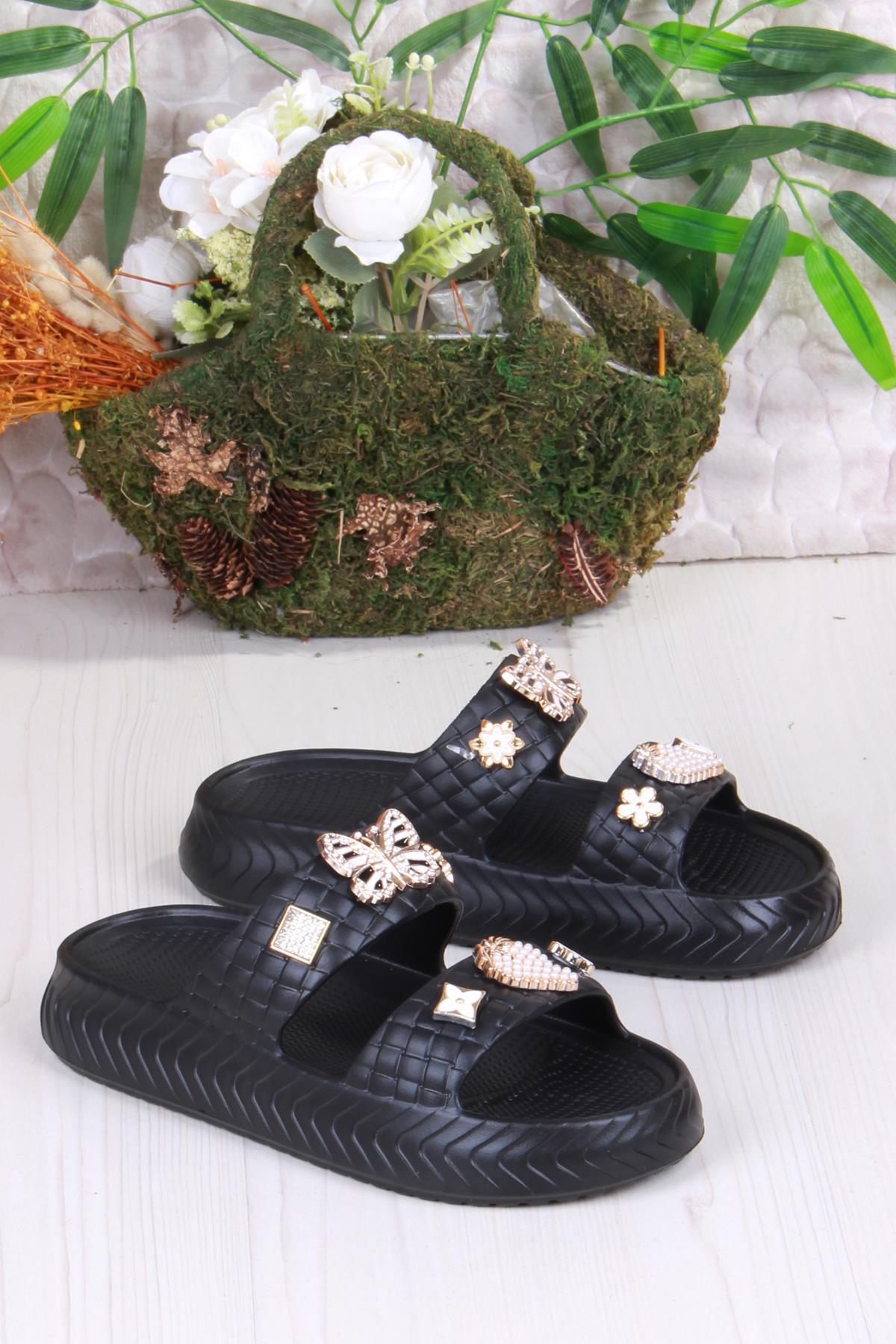 800-17 Günlük Plaj Deniz Havuz Terliği Hafif Rahat Esnek Kadın Terlik - Görsel 4