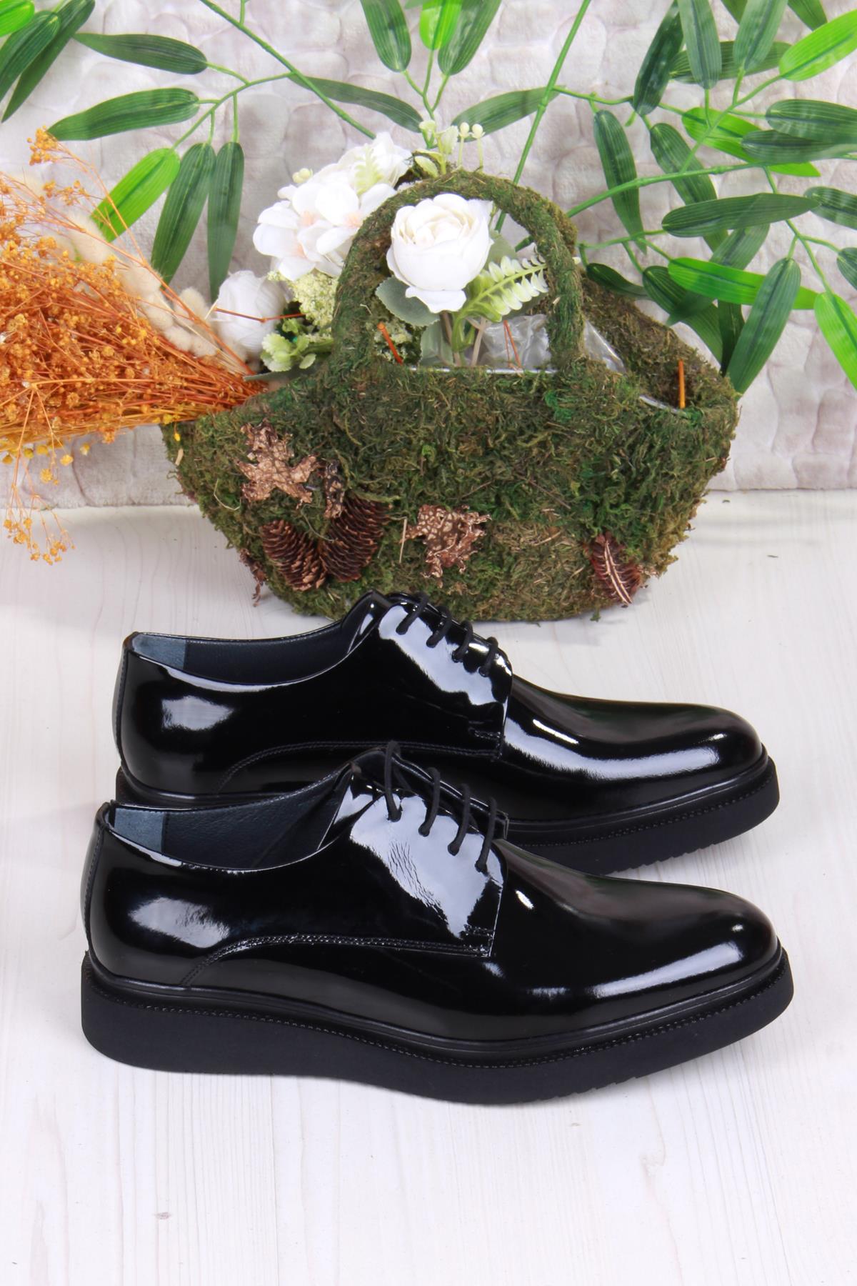 42247 Rugan Hafif Rahat İç Ve Dış Hakiki Deri Erkek Ayakkabı - Görsel 3