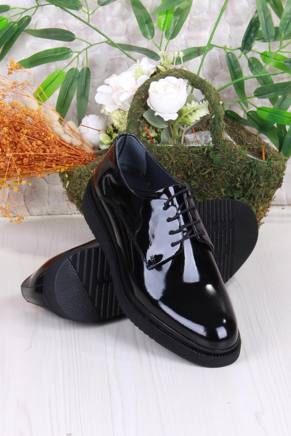 42247 Rugan Hafif Rahat İç Ve Dış Hakiki Deri Erkek Ayakkabı - Görsel 5