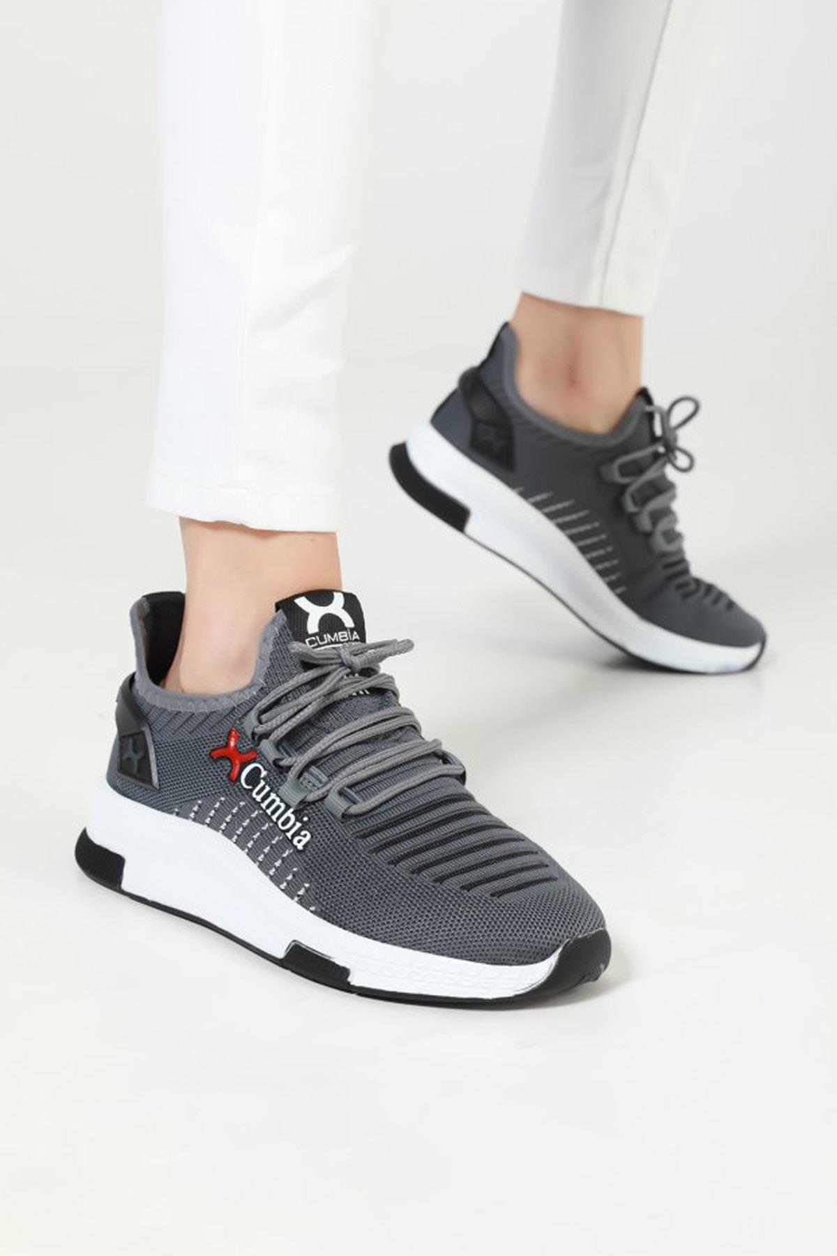 382 Cumbia Gri Erkek Sneaker Spor Ayakkabı - Görsel 2