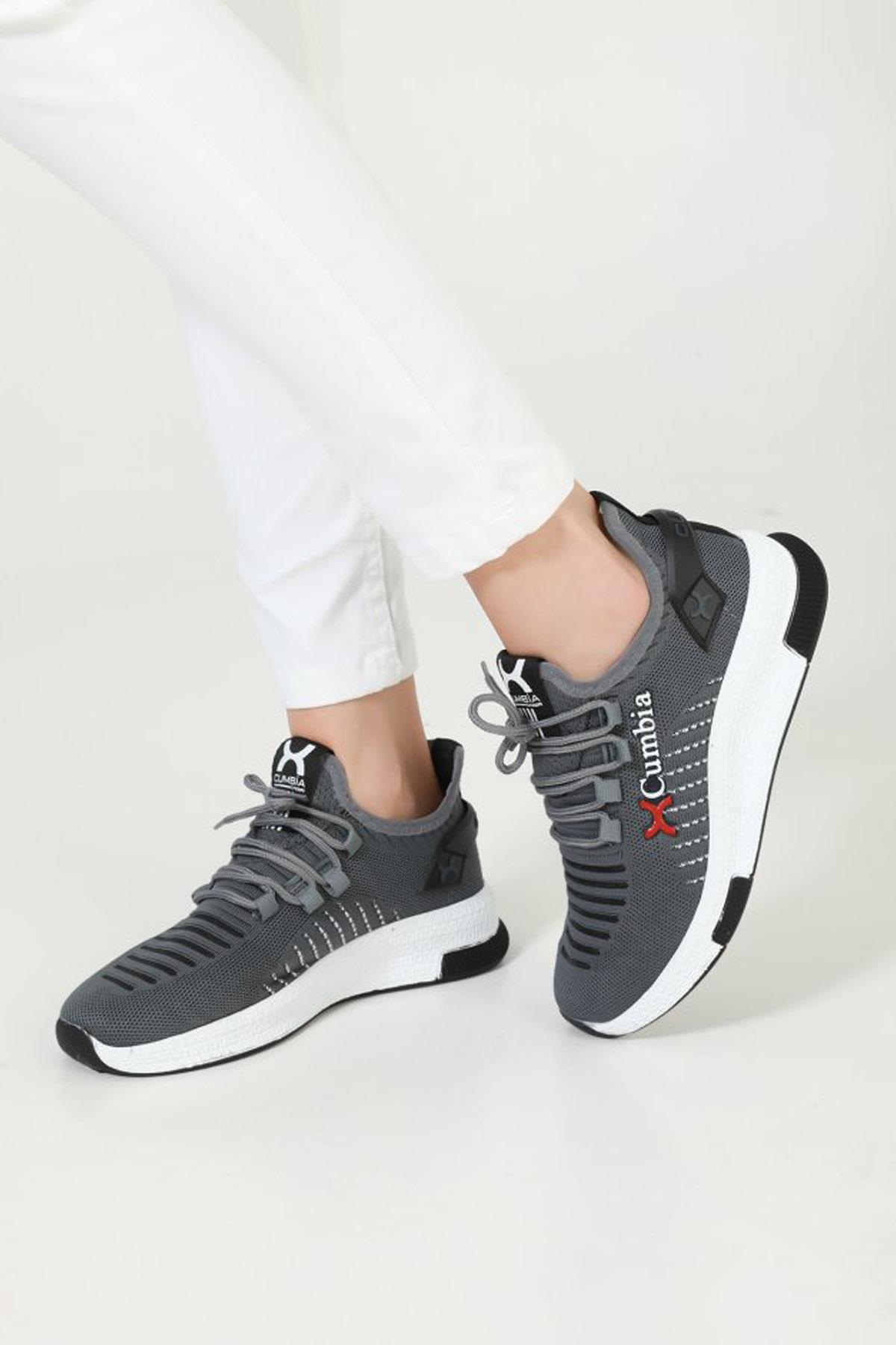 382 Cumbia Gri Erkek Sneaker Spor Ayakkabı - Görsel 3