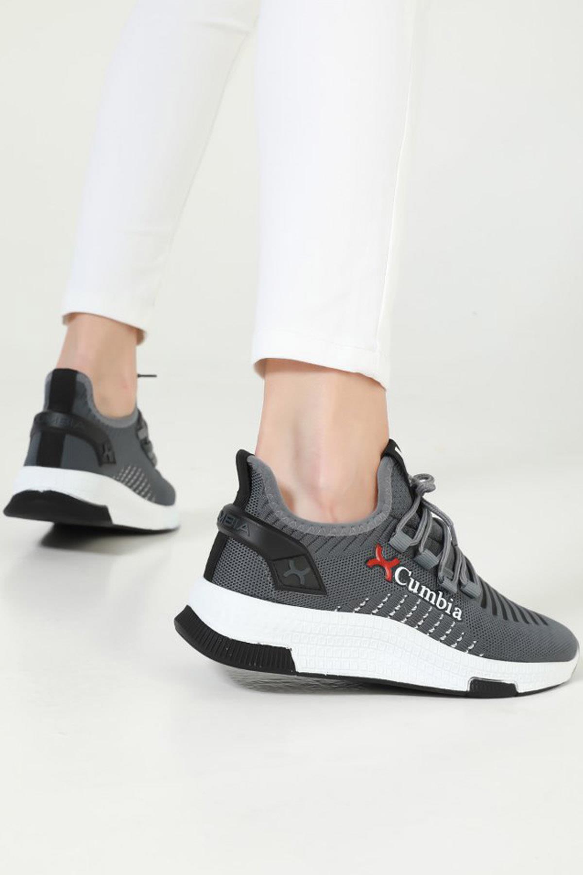 382 Cumbia Gri Erkek Sneaker Spor Ayakkabı - Görsel 4
