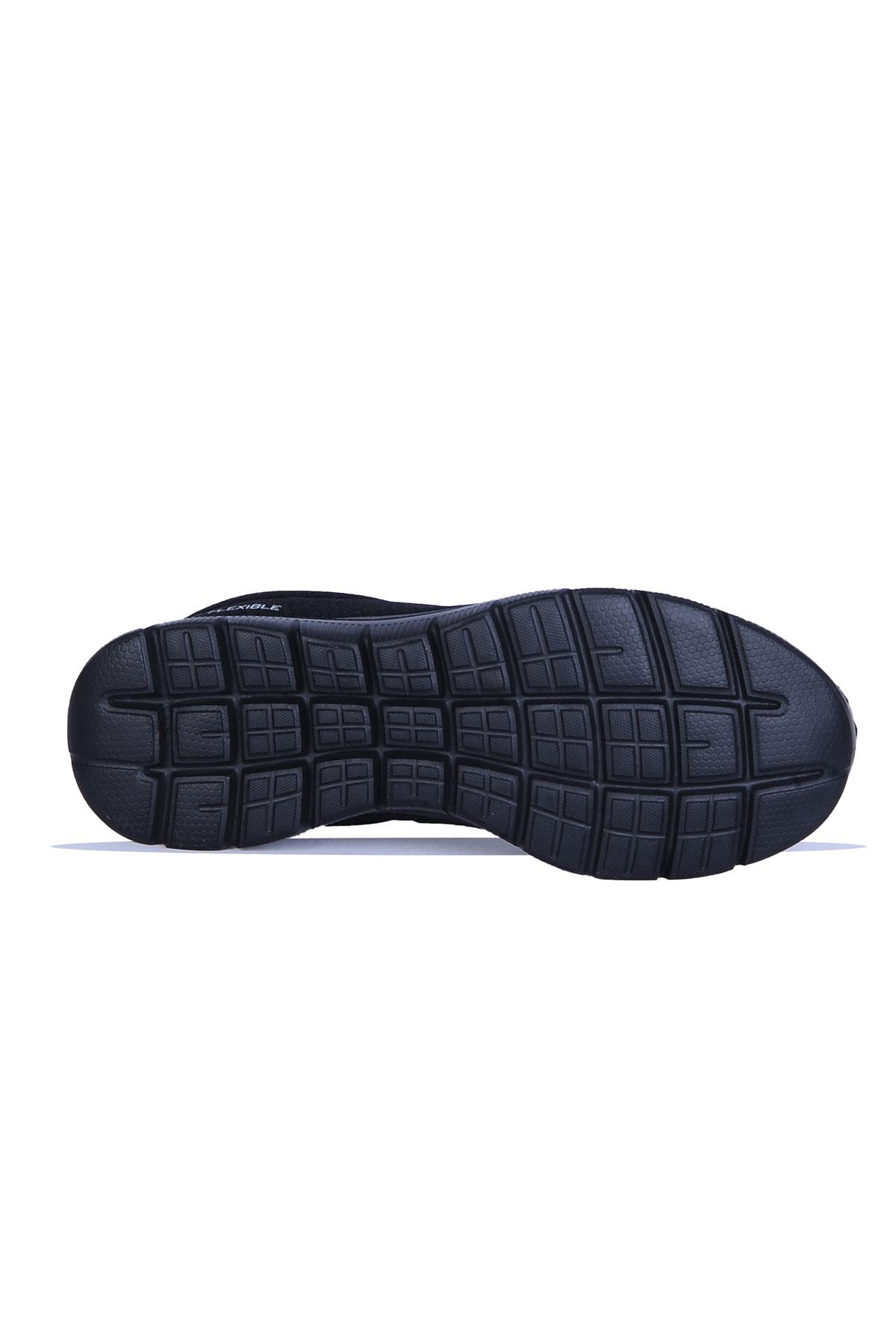 Bestof Bst-85 Full Siyah Bağsız Yazlık Erkek Sneaker Ayakkabı - Görsel 5