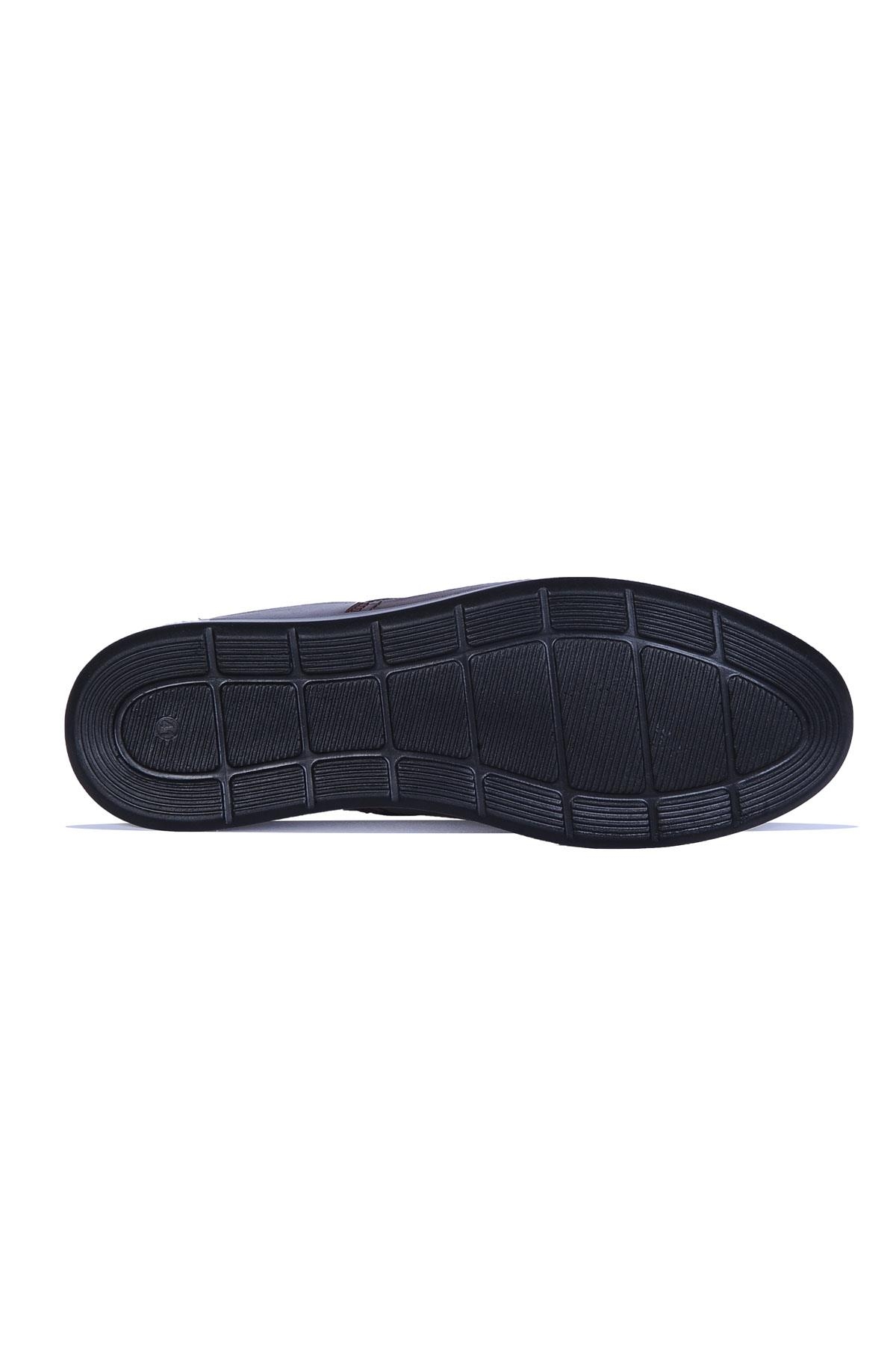 066 Kahve Lz Poli Erkek Casual Ayakkabı - Görsel 5
