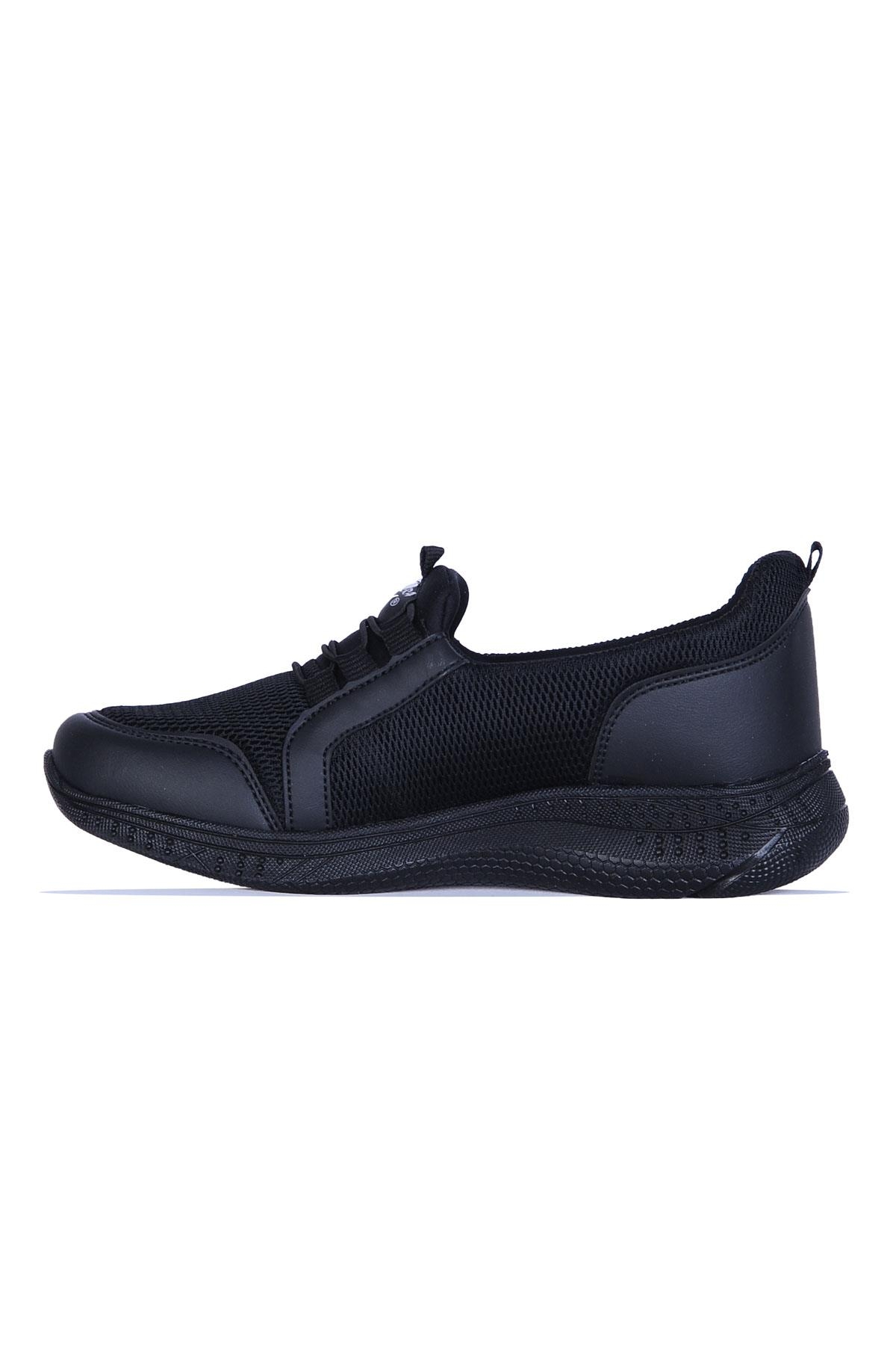 Skuaıter Almr-2070 Full Siyah Anorak Kadın Babet - Görsel 3