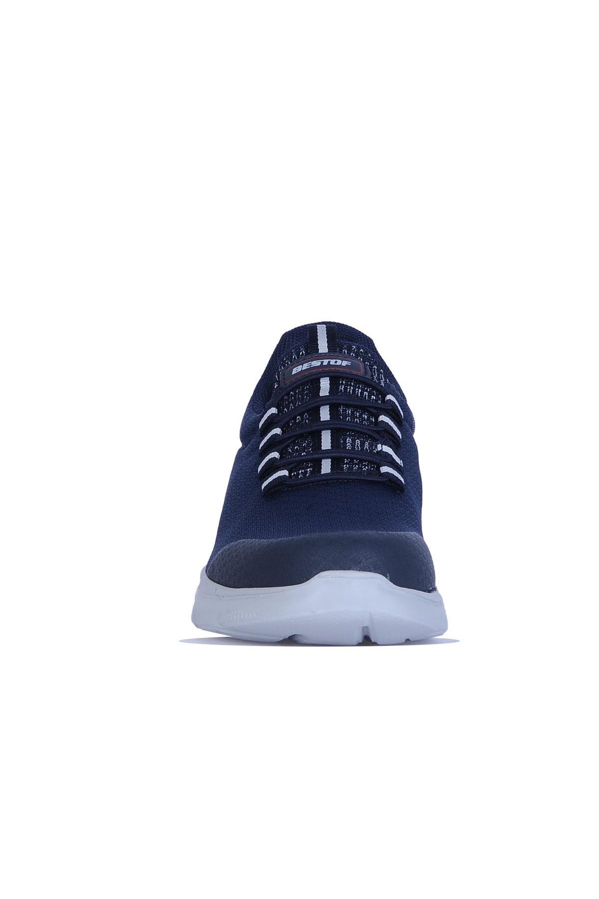 Bestof Bst-85 Lacivert Bağsız Yazlık Erkek Sneaker Ayakkabı - Görsel 4