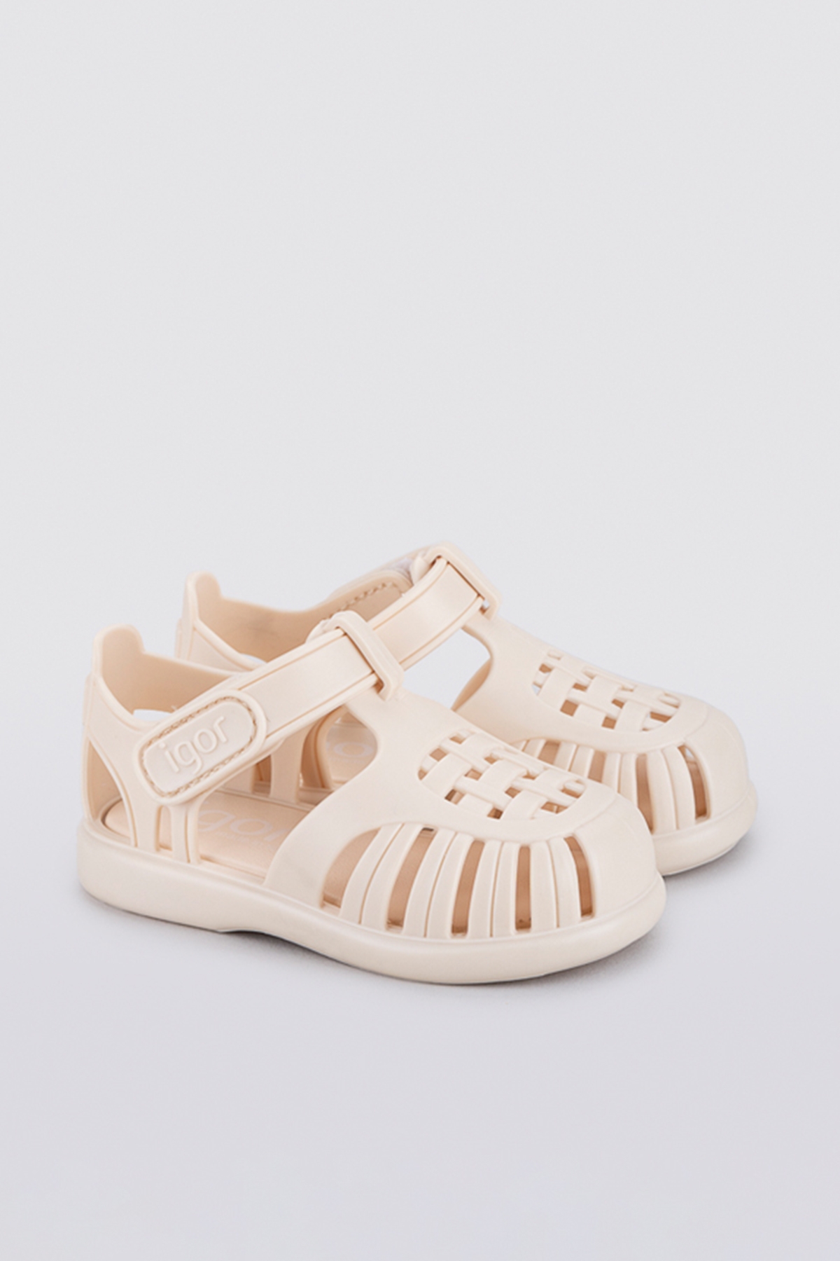 S10271 TOBBY SOLID Kız Çocuk Sandalet Fildişi - Görsel 2