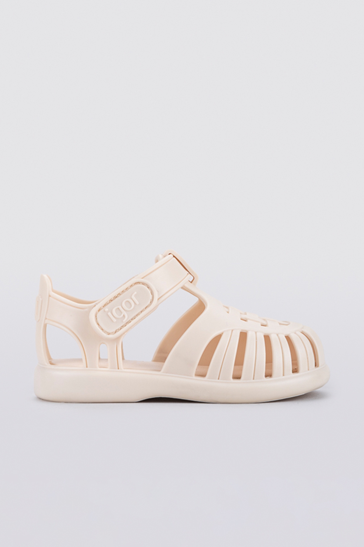 S10271 TOBBY SOLID Kız Çocuk Sandalet Fildişi - Görsel 3