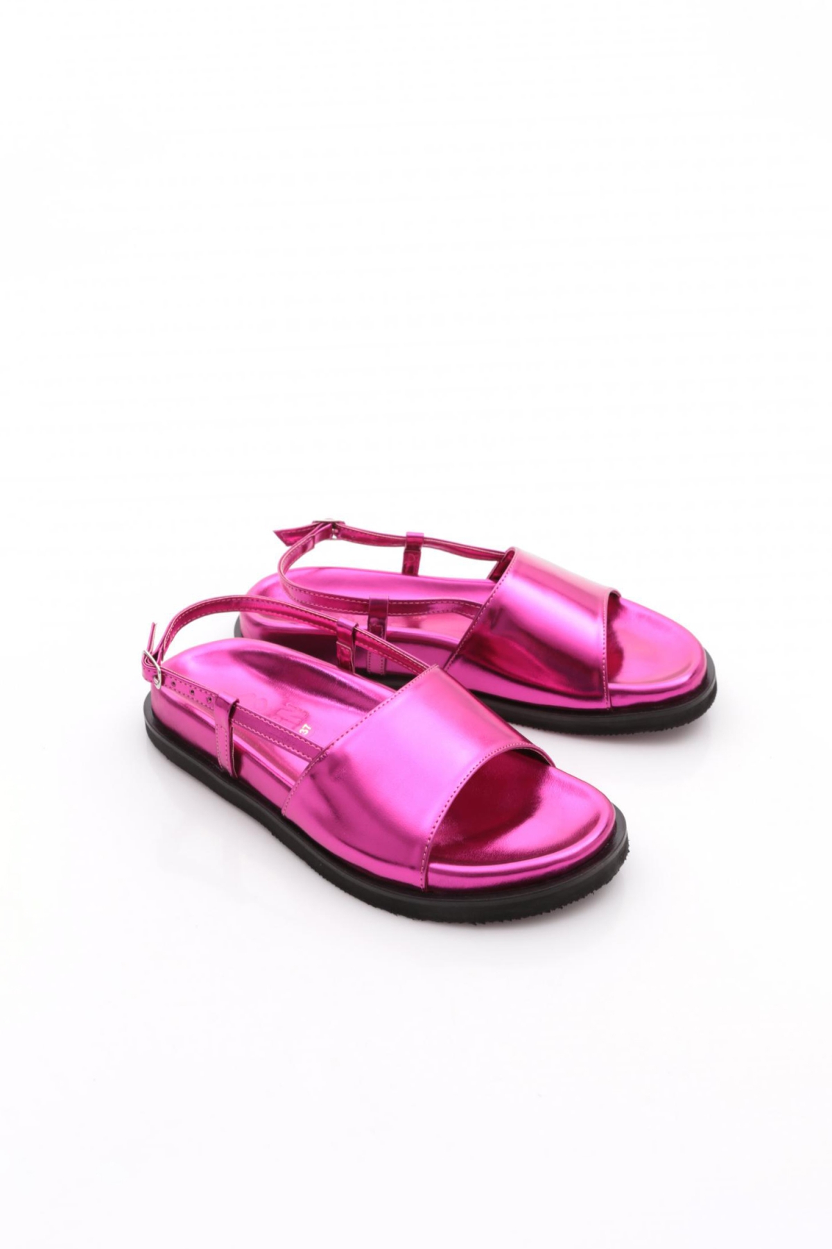 3015 Kadin Kalin Bantli Sandalet - Görsel 3