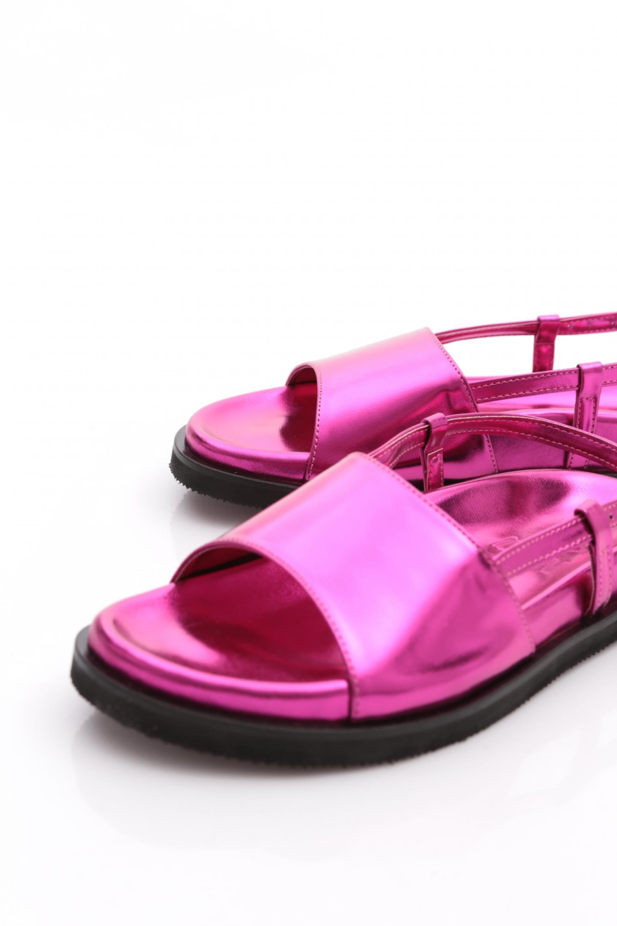 3015 Kadin Kalin Bantli Sandalet - Görsel 5