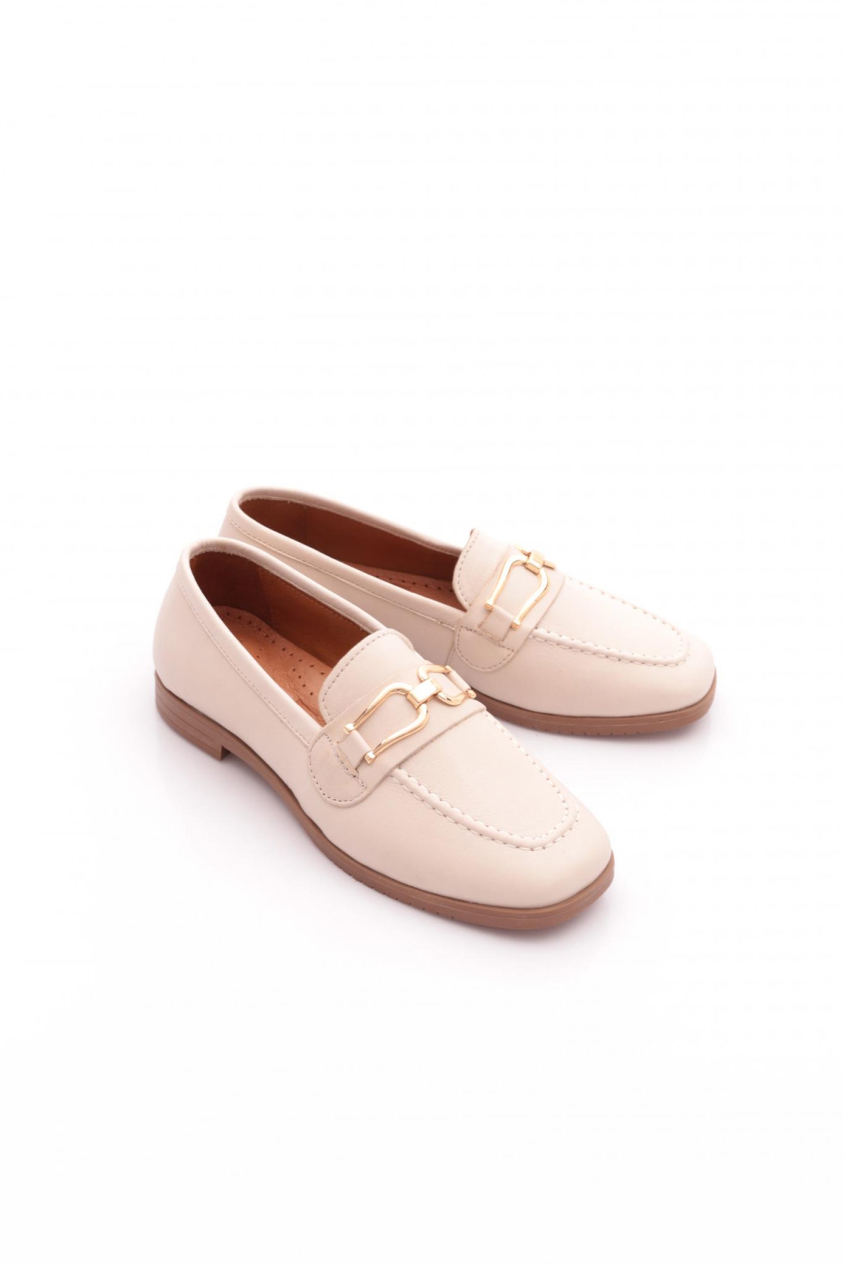 08 Kadin Tokali Loafer Ayakkabi - Görsel 3