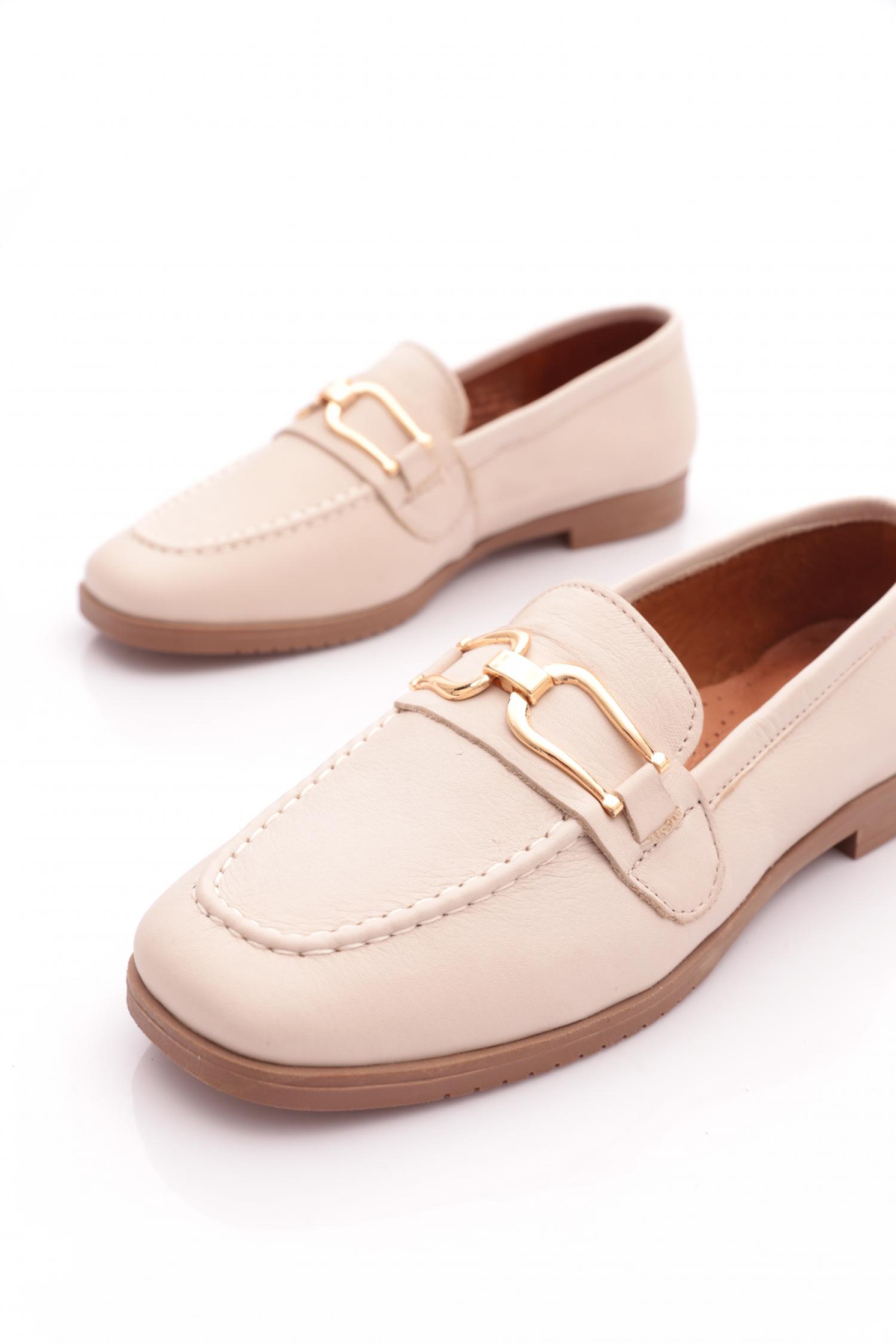 08 Kadin Tokali Loafer Ayakkabi - Görsel 5