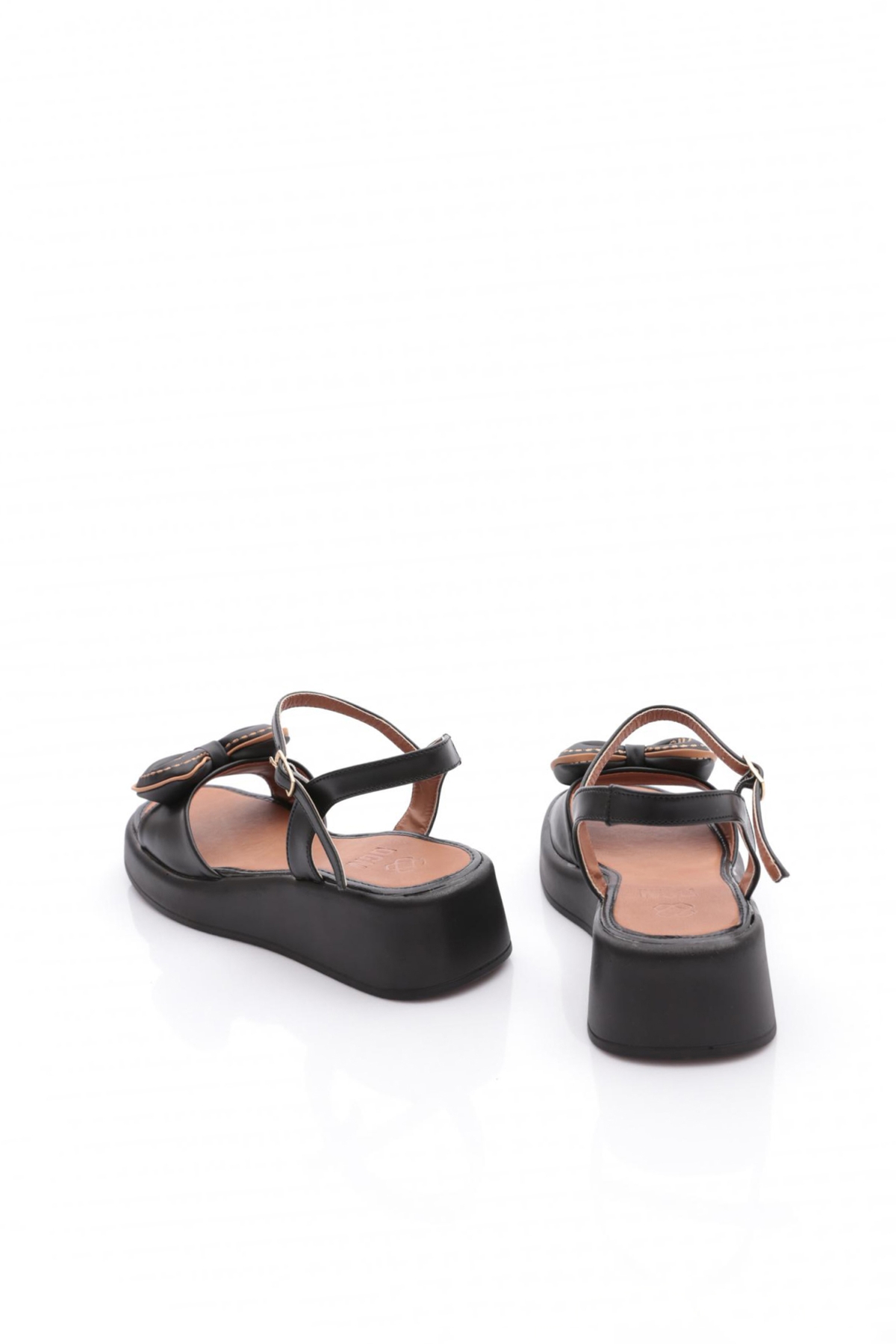 7002 Kadin Fiyonk Detayli Sandalet - Görsel 4