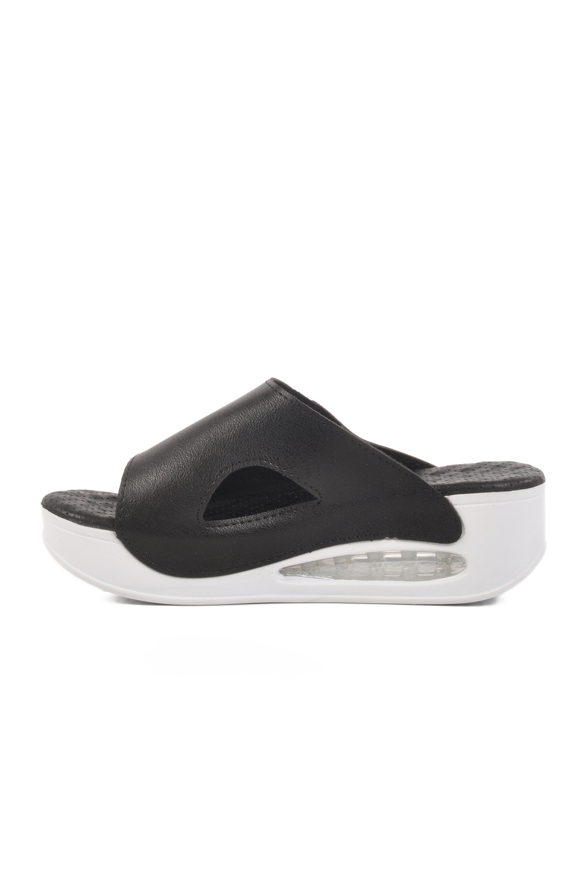 Aspor Siyah Kadın Dolgu Topuk Terlik - Görsel 3