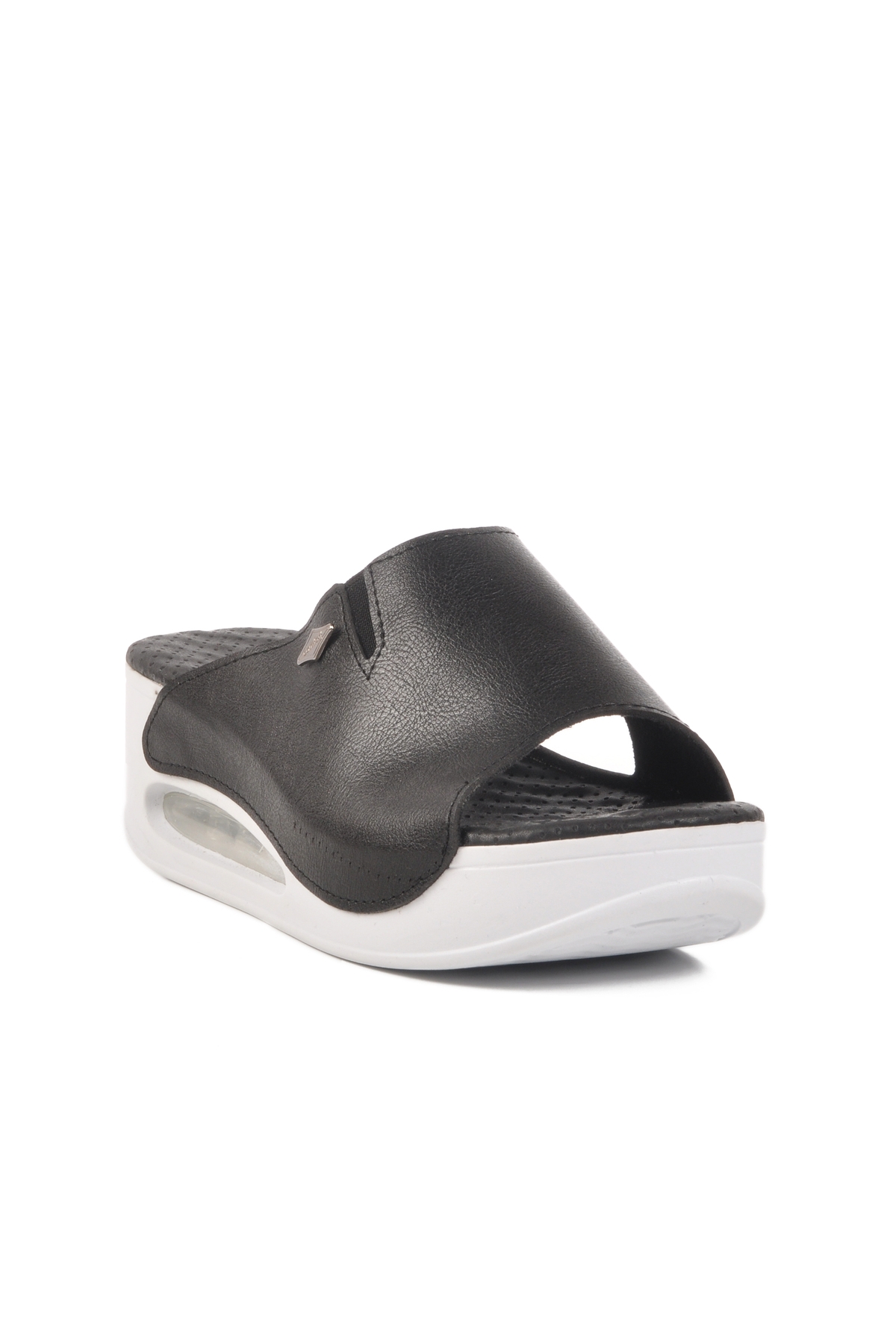 Aspor Siyah Kadın Dolgu Topuk Terlik - Görsel 4