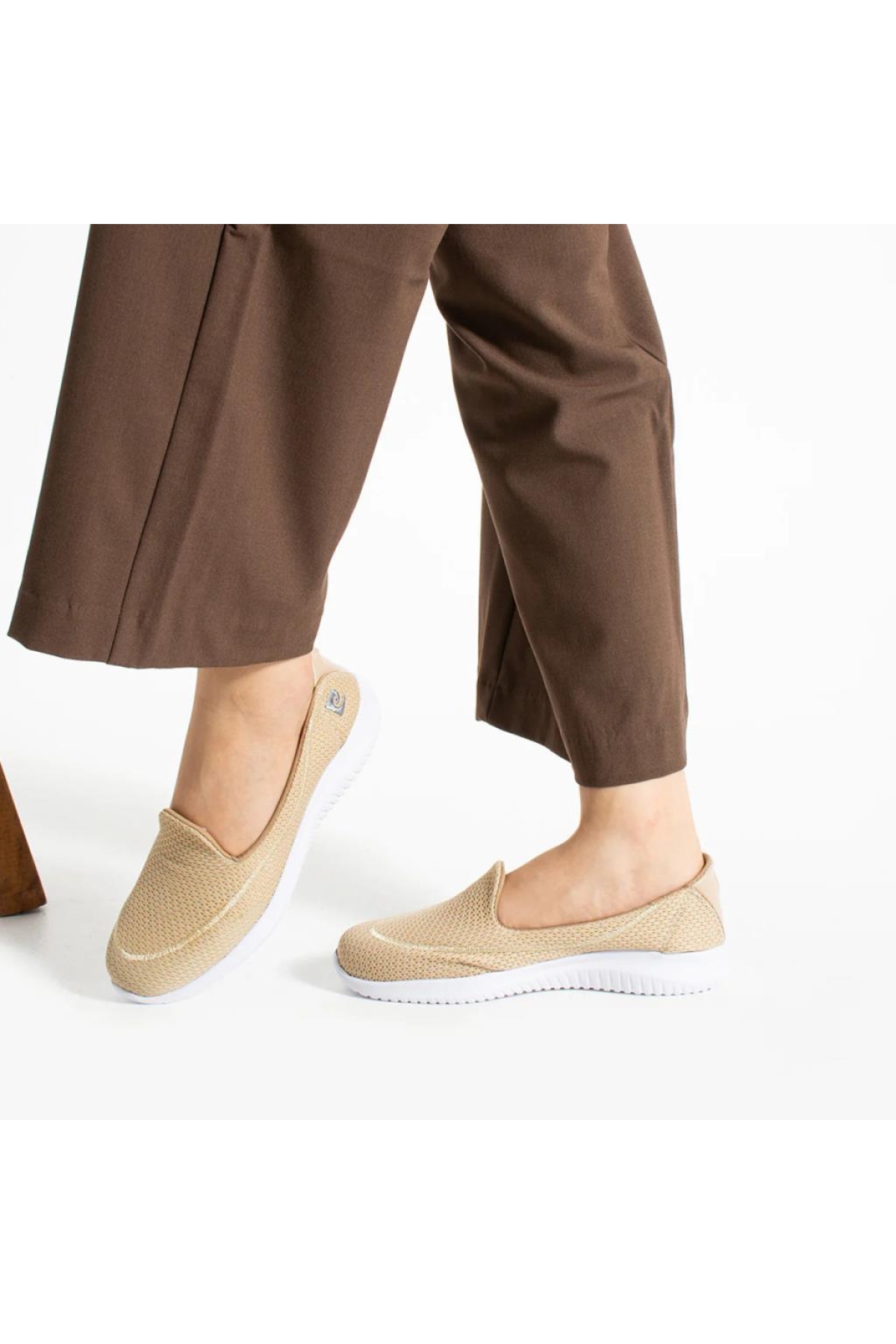 PC-30168 Siyah Kadın Sneaker Günlük Bağsız Spor - Görsel 4