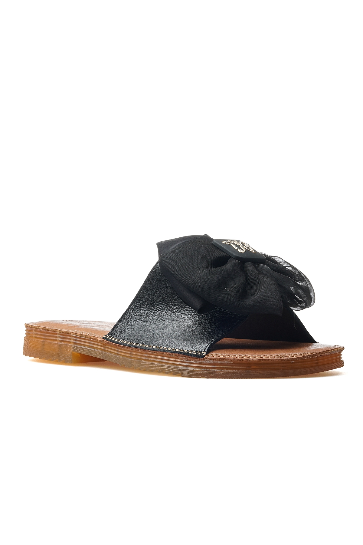 Kadın Fiyonklu Günlük Terlik 25y 25y397-6 Z Siyah - Görsel 5