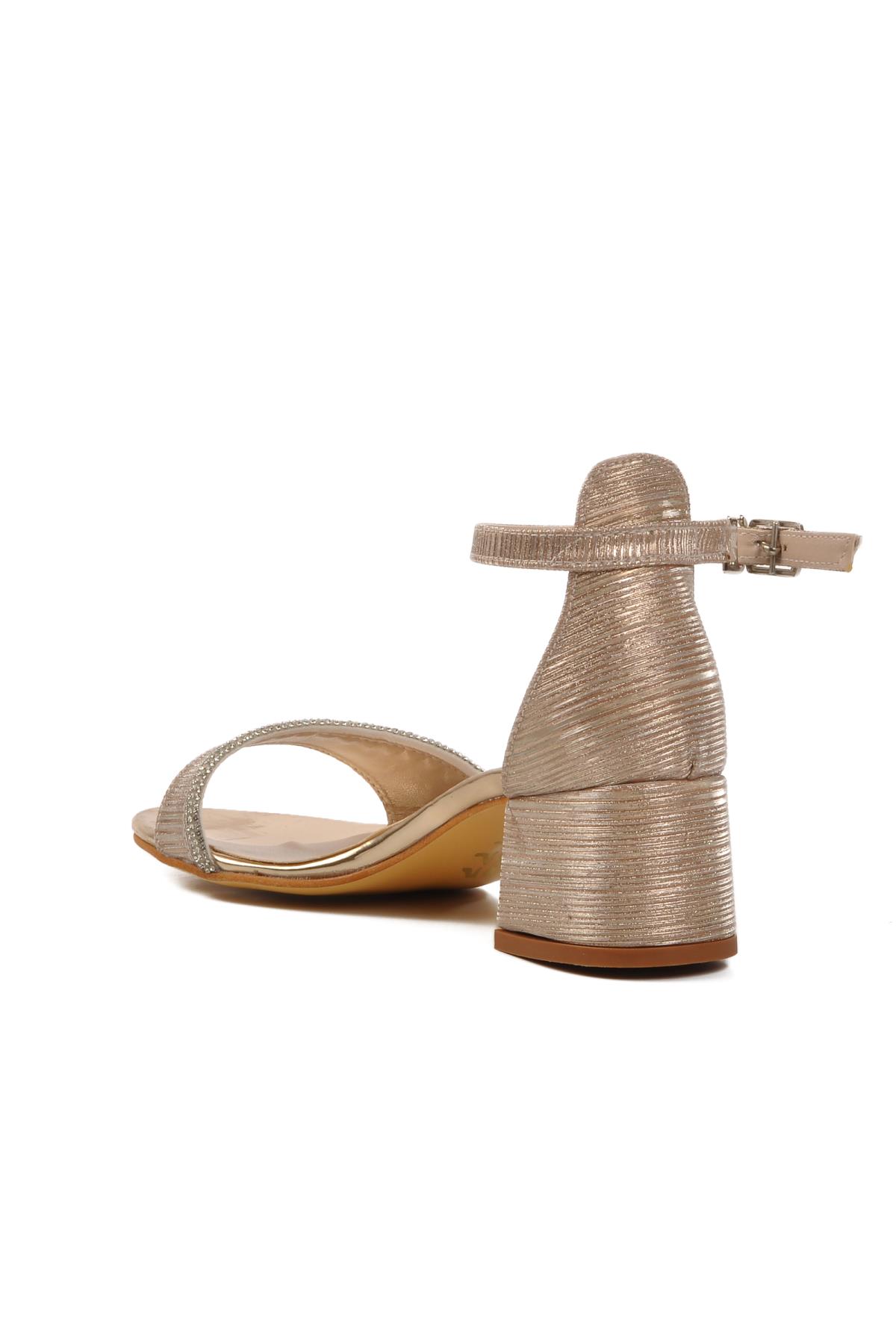 6503 F Altın Çocuk Abiye Ayakkabı - Görsel 5