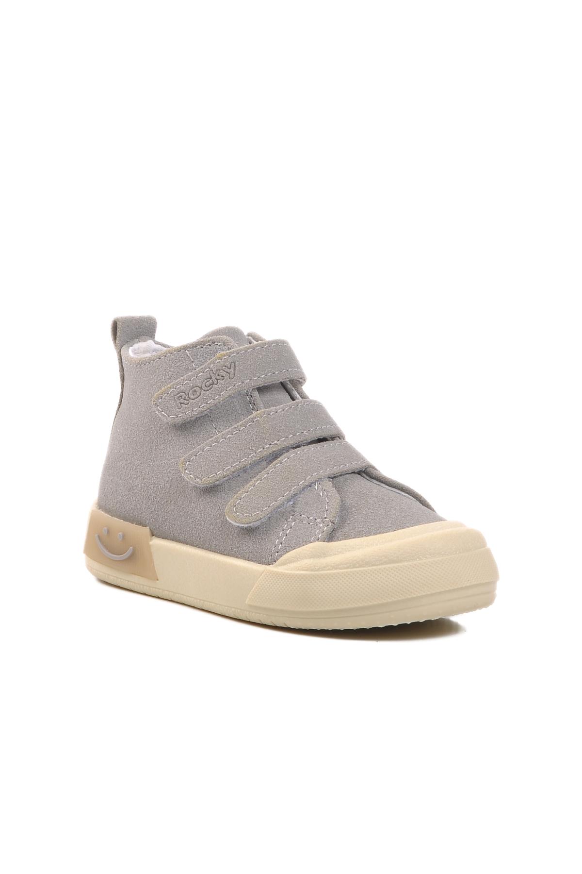 34 B Gri Çocuk Hi Sneaker Rocky - Görsel 2