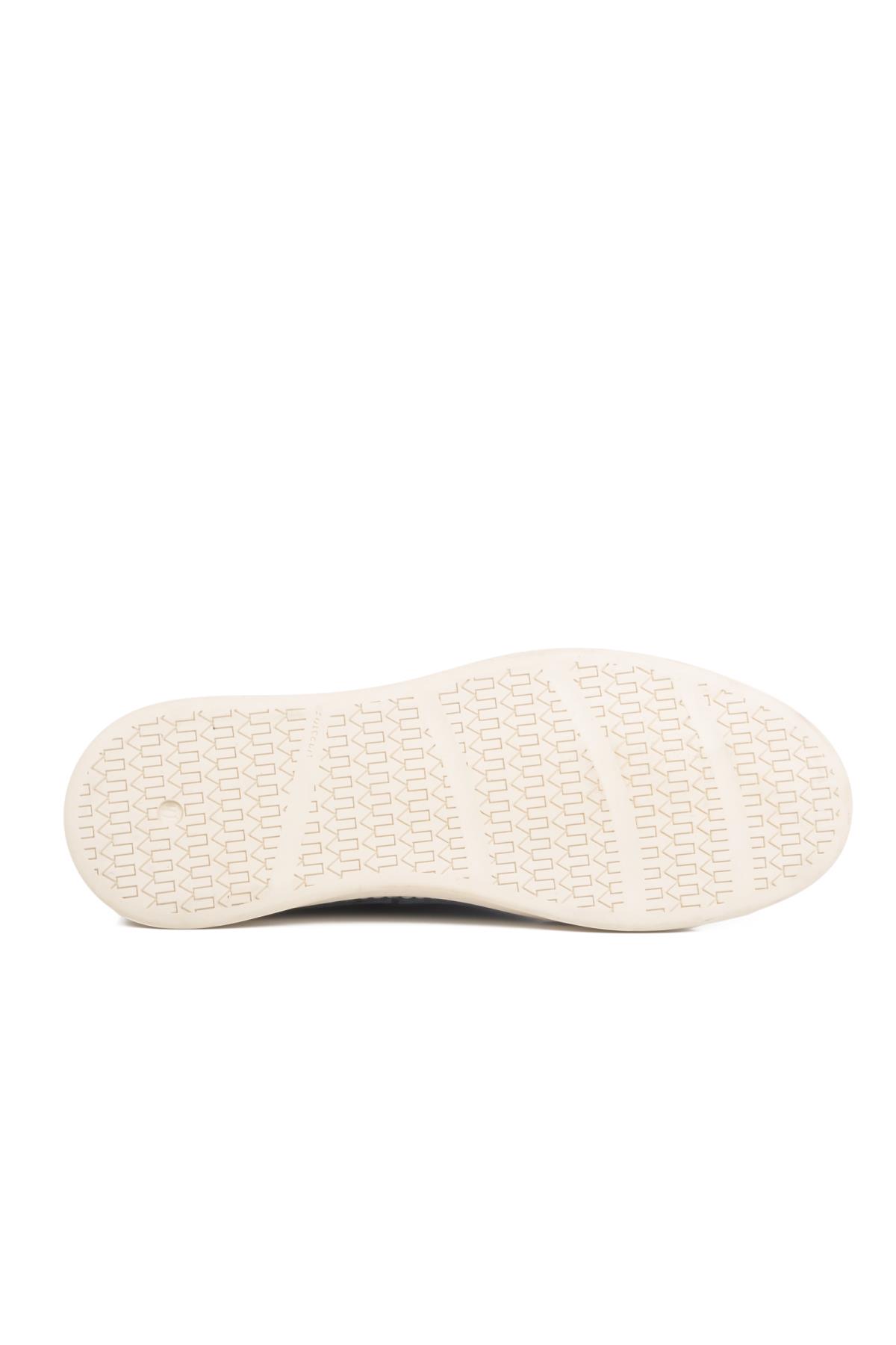 2Y0107 Mavi Nubuk Hakiki Deri Erkek Günlük Ayakkabı - Görsel 6