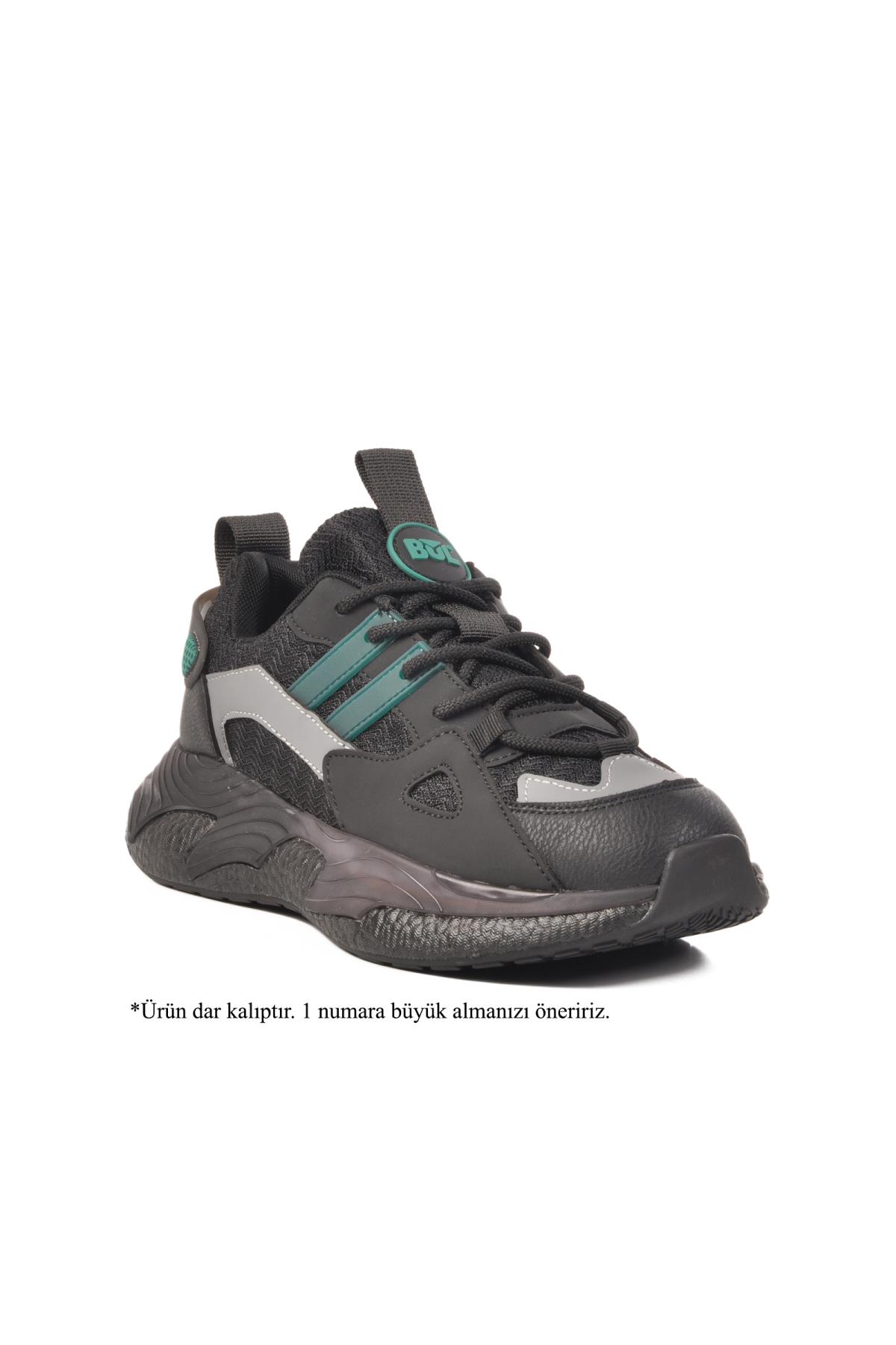 241498 M Siyah Erkek Sneaker DAR KALIP - Görsel 4