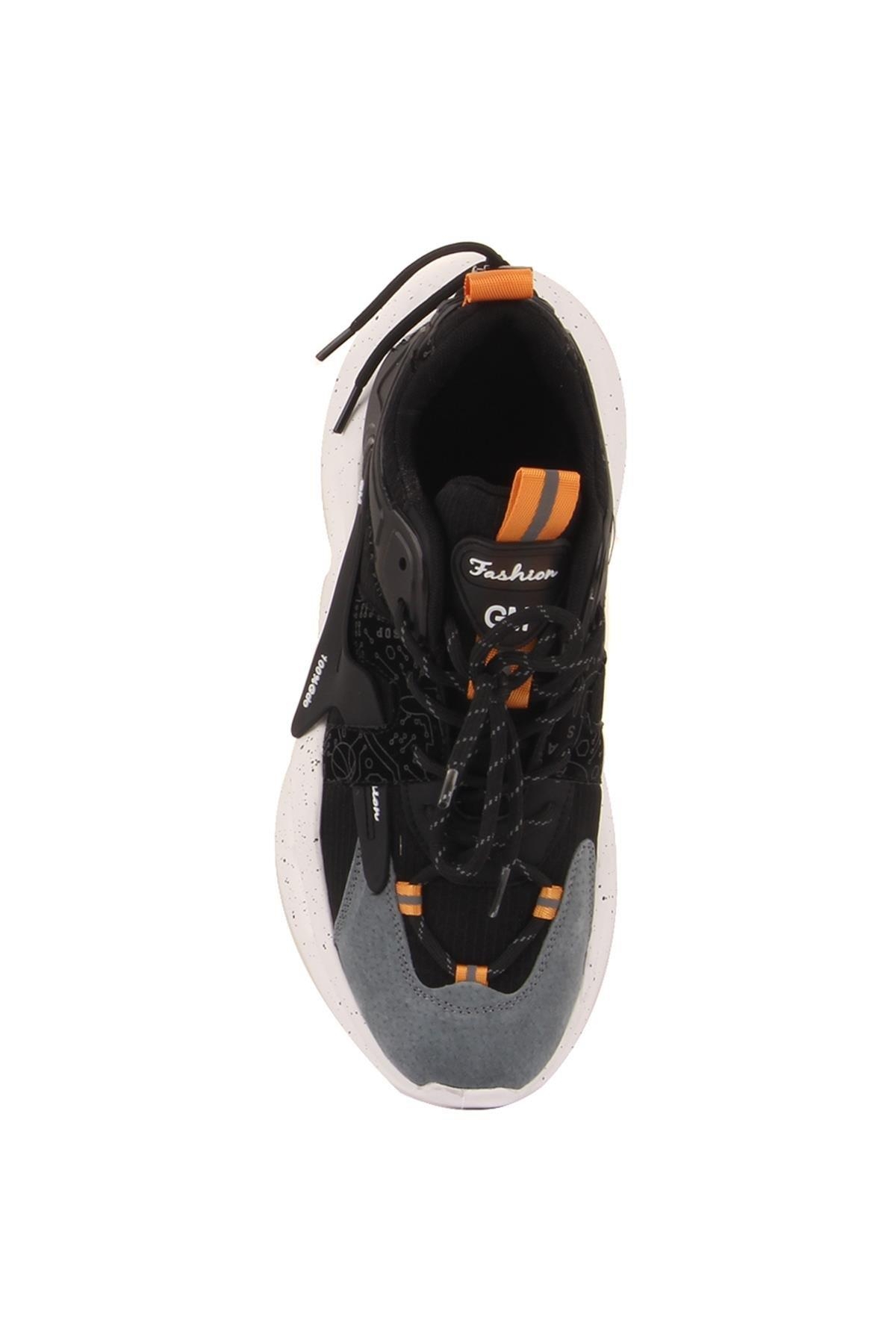 24Y545 M Siyah Erkek Spor Ayakkabı - Görsel 6