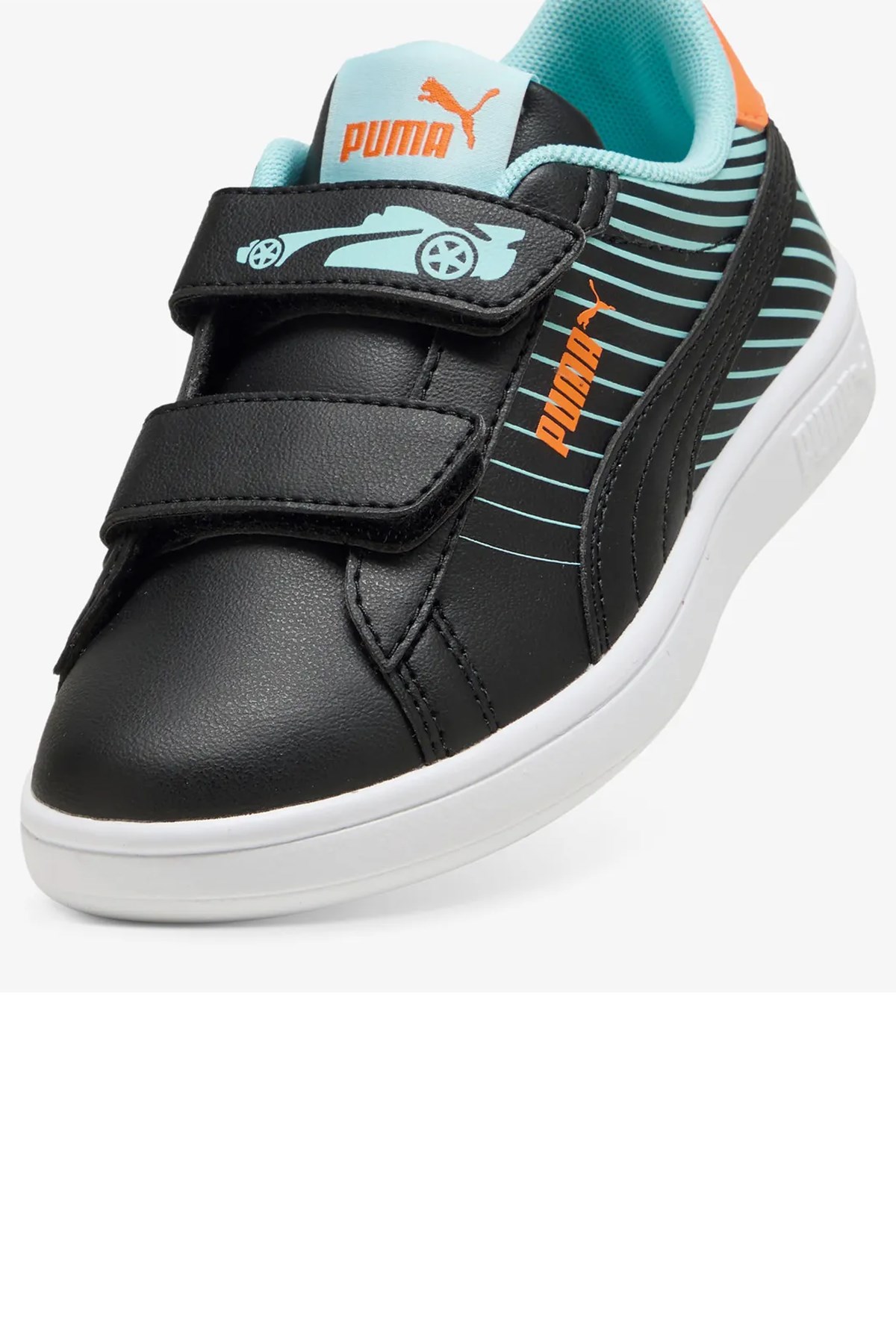 Puma Puma Siyah Smash 3.0 Poised 2 Çocuk Spor Ayakkabı Sneaker | Flo Siyah - 6. görsel