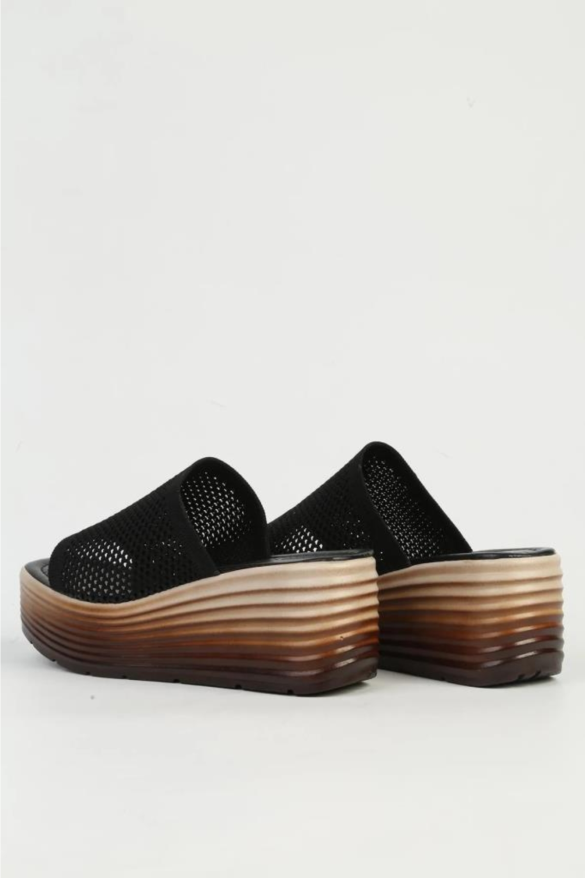 PC-54574 Dolgu Topuk Kadın Günlük Terlik - Görsel 4