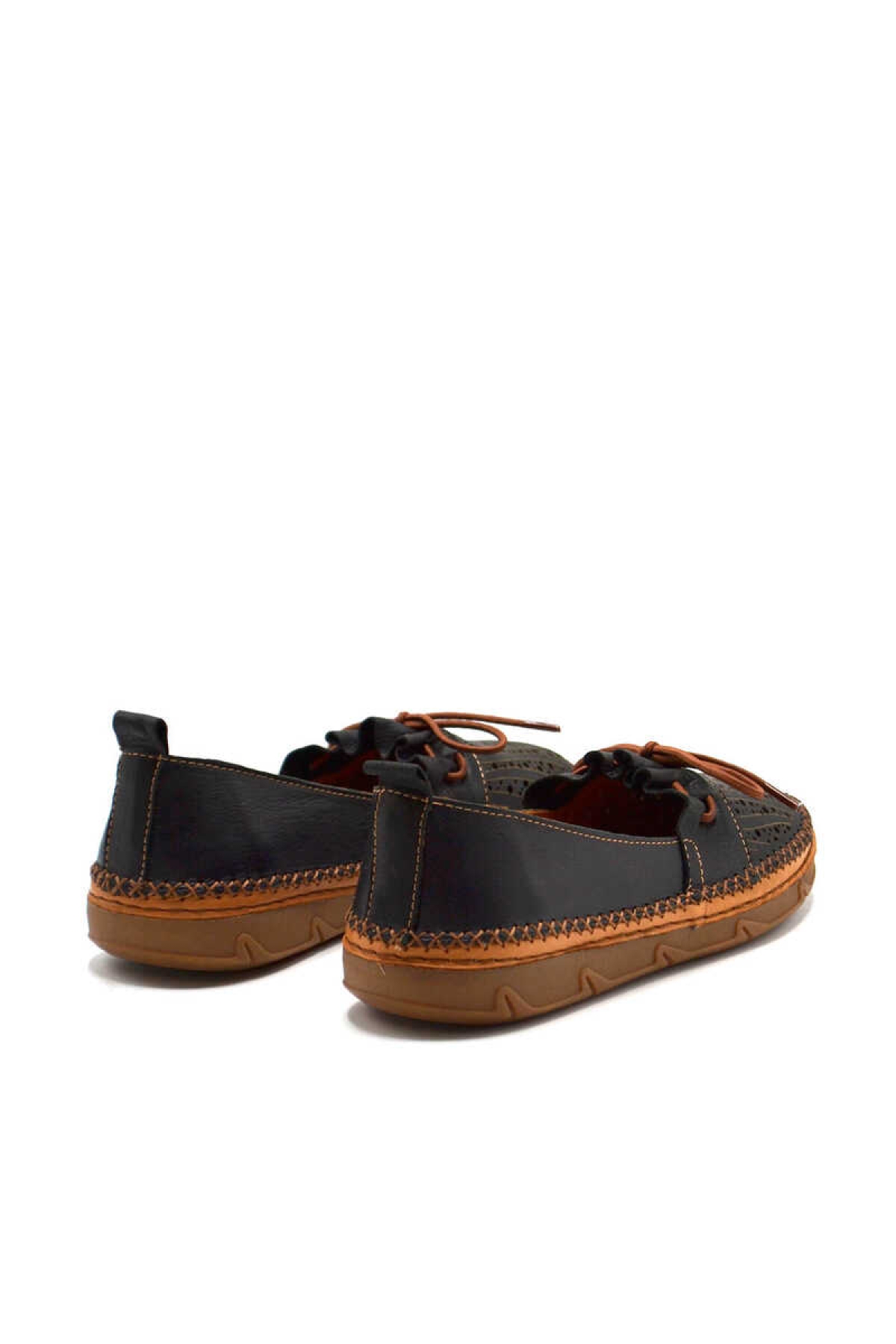 23197131Y Kadın Hakiki Deri Ortopedik Casual Ayakkabı - Görsel 5