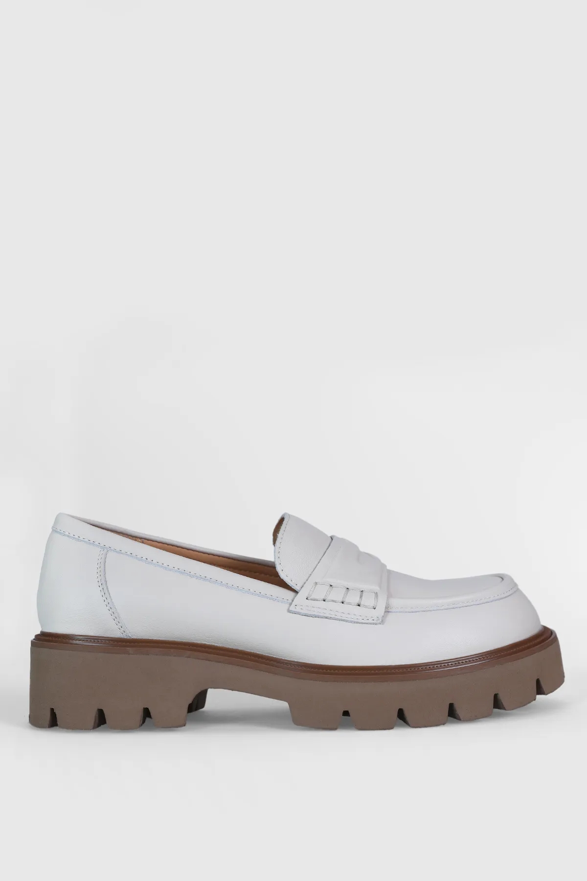 Anna Kadın Deri Ayakkabı Ekru - Görsel 2