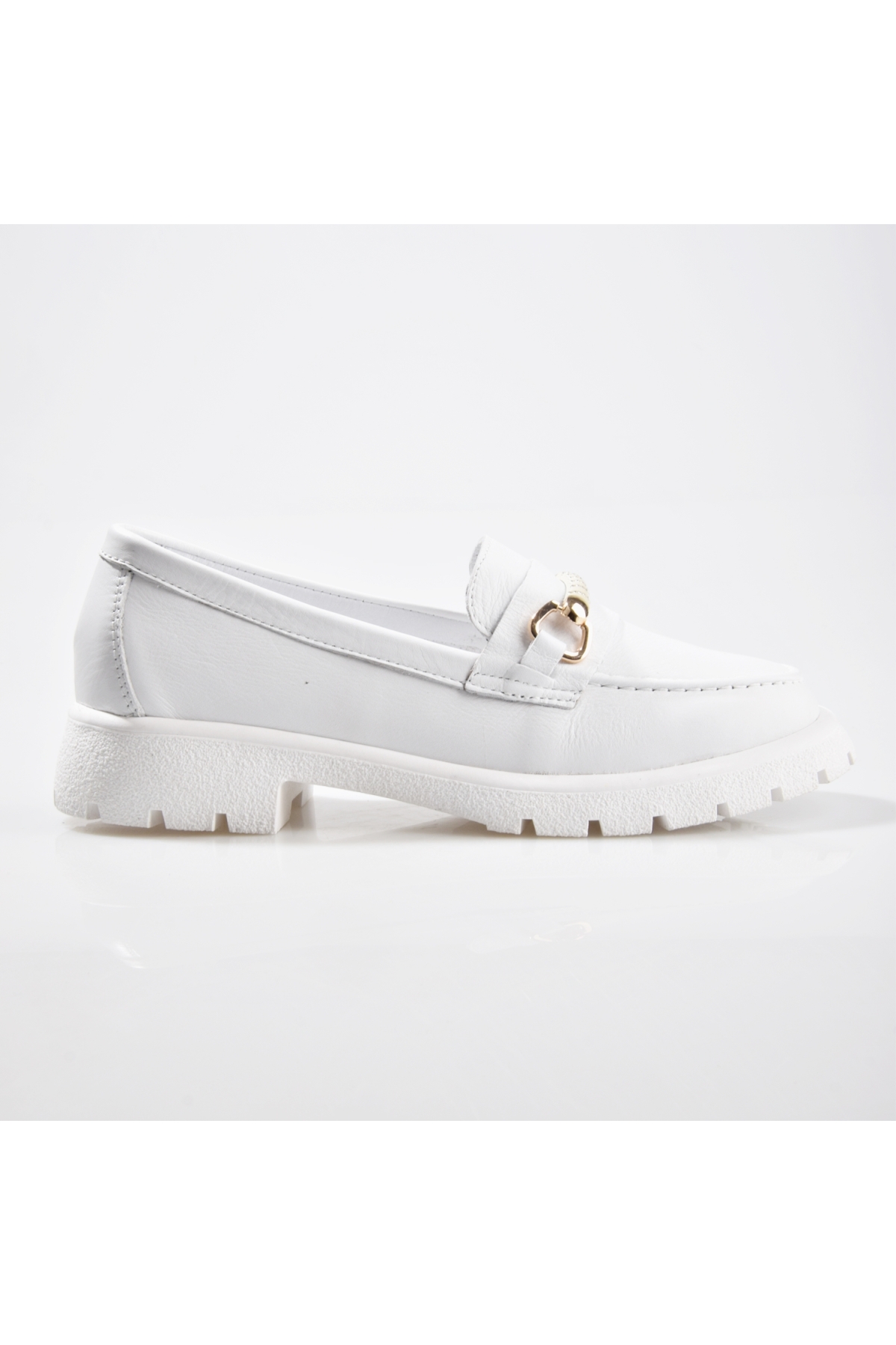 25454259 Kadın Hakiki Deri Casual Ayakkabı - Görsel 2