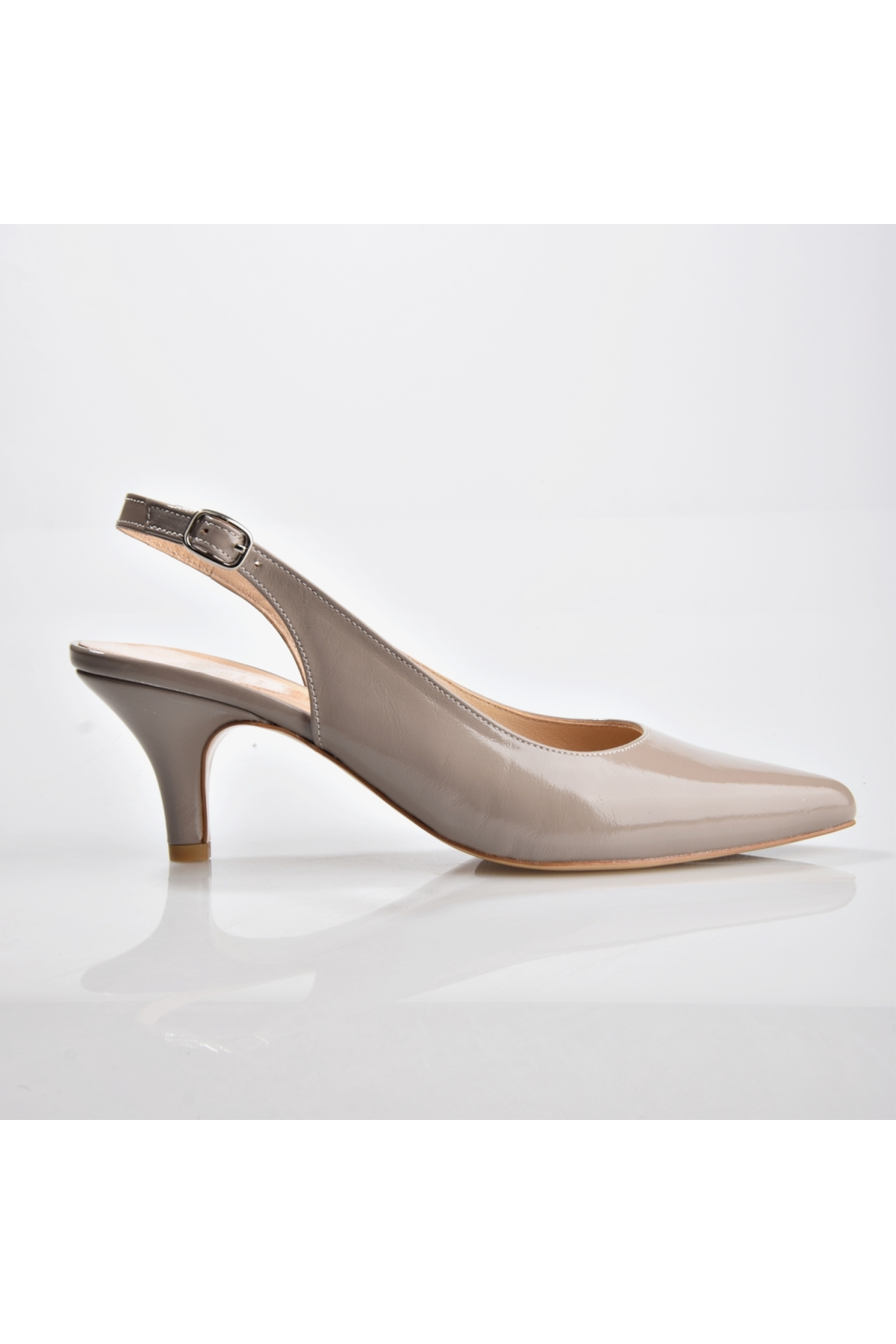 Nish Exclusive 1567 Kadın Klasik Kısa Topuklu Ayakkabı - Görsel 2