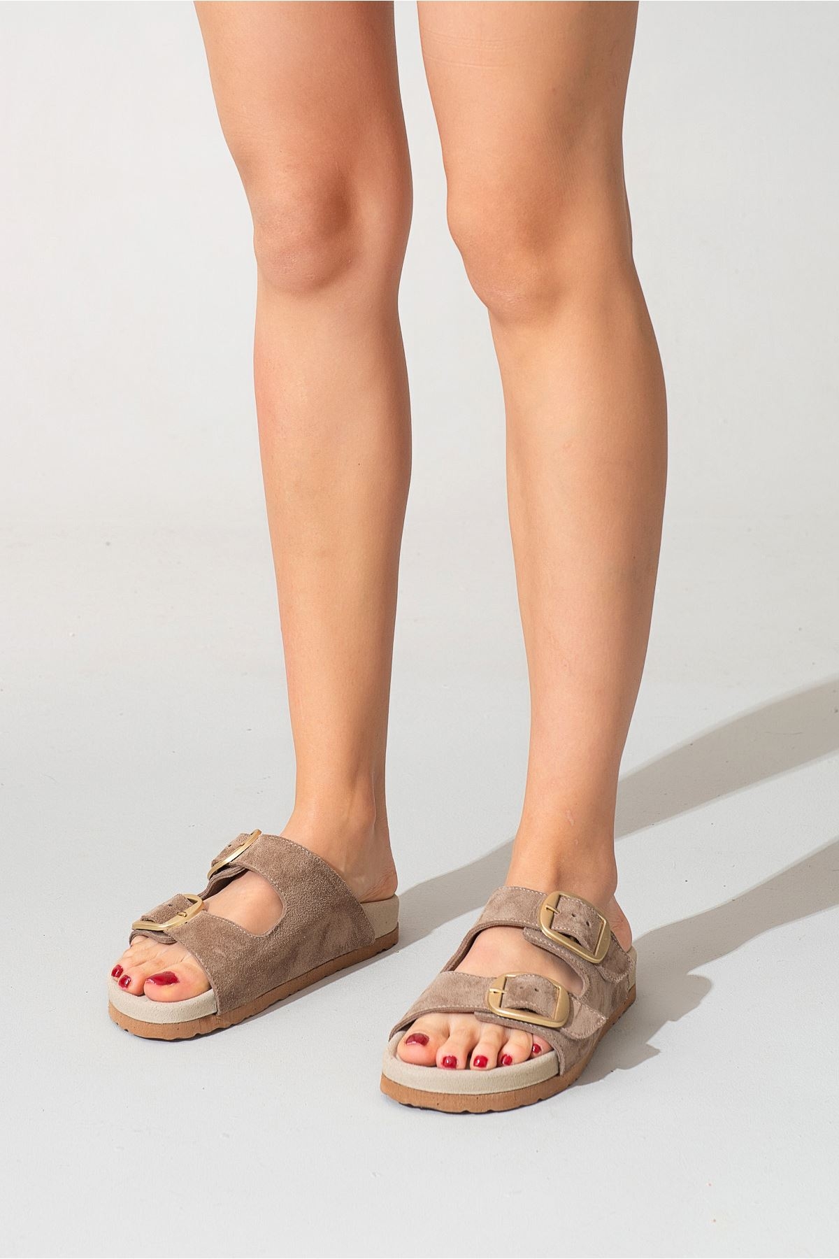 7543 Kadın Deri Terlik - Görsel 6