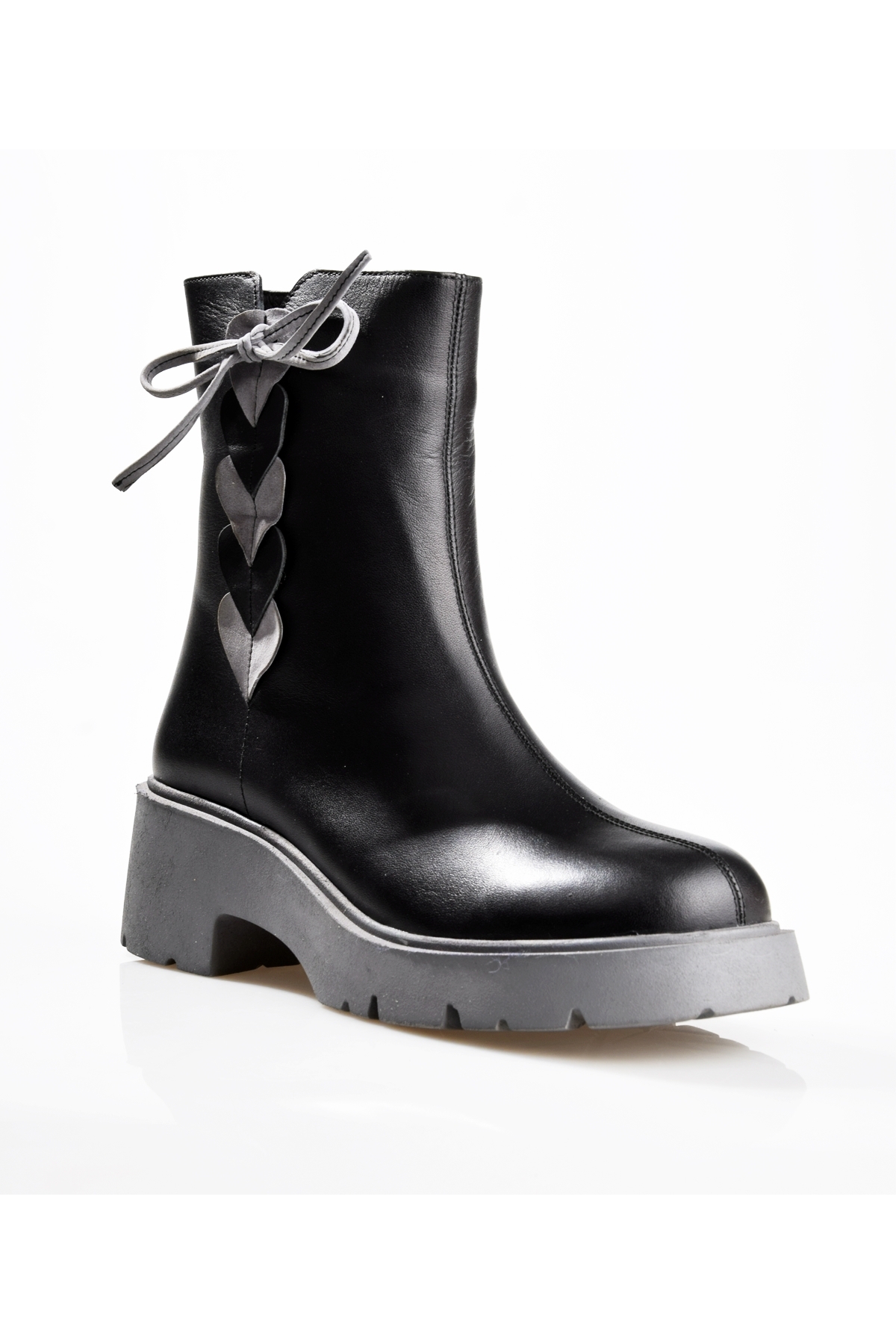 Nish Exclusive 24120 Kadın Hakiki Deri Bot - Görsel 2