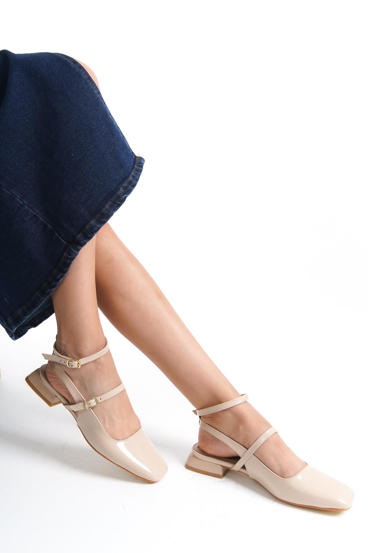 Atika Ten Rugan Mary Jane Babet Kısa Topuklu Günlük Ayakkabı - Görsel 3