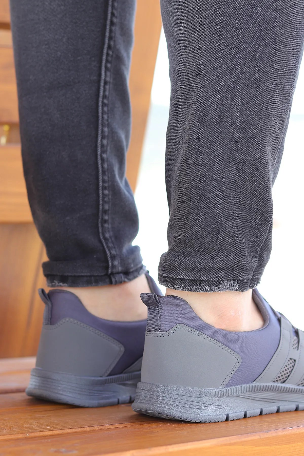 Yamal Erkek Garantili Günlük Rahat Kolay Giyilebilir Hafif Taban Yürüyüş Spor Ayakkabı YAMAL-5937 - Görsel 4