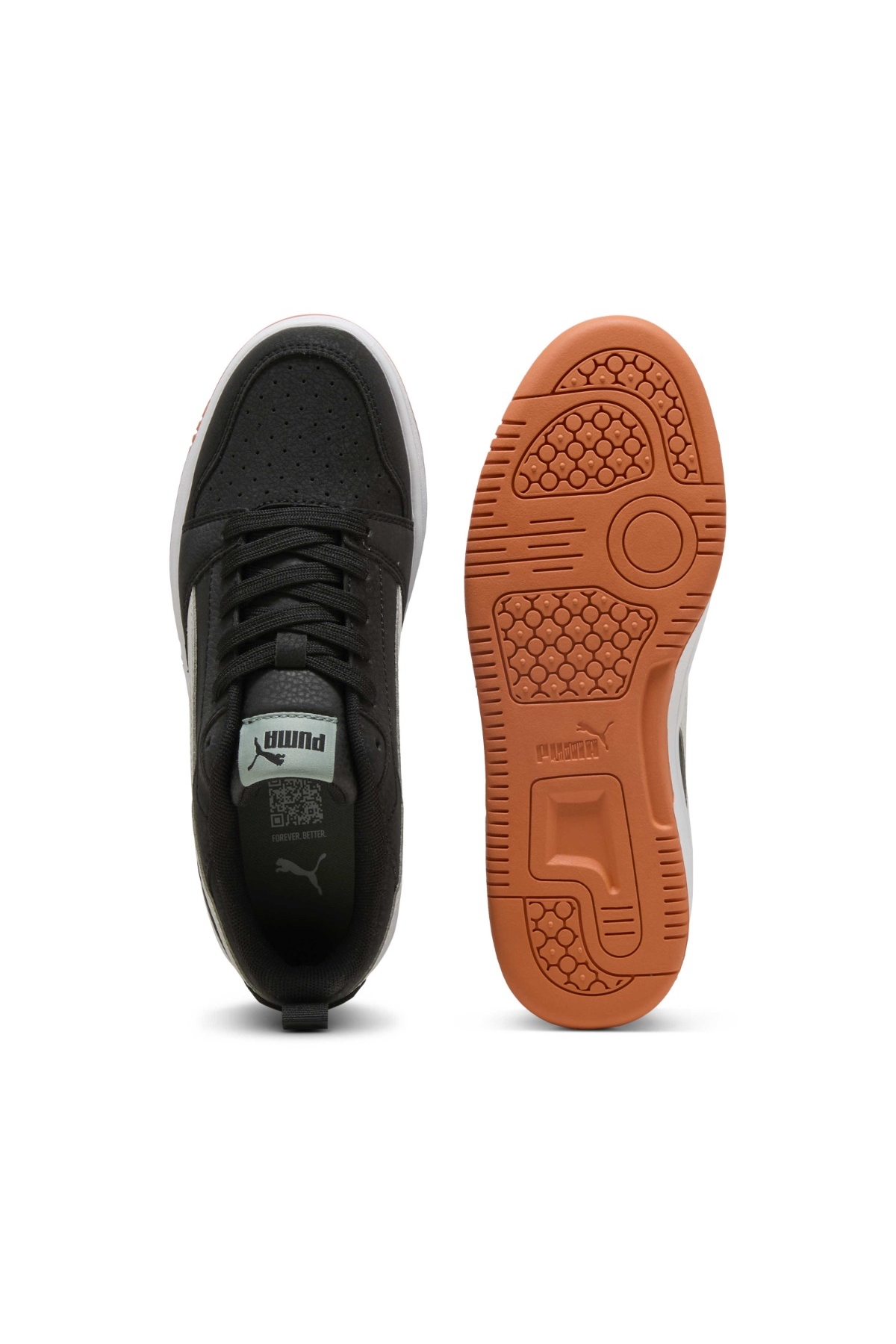 Rebound V6 Lo Mid 90s Jr Çocuk Siyah Sneaker - Görsel 6